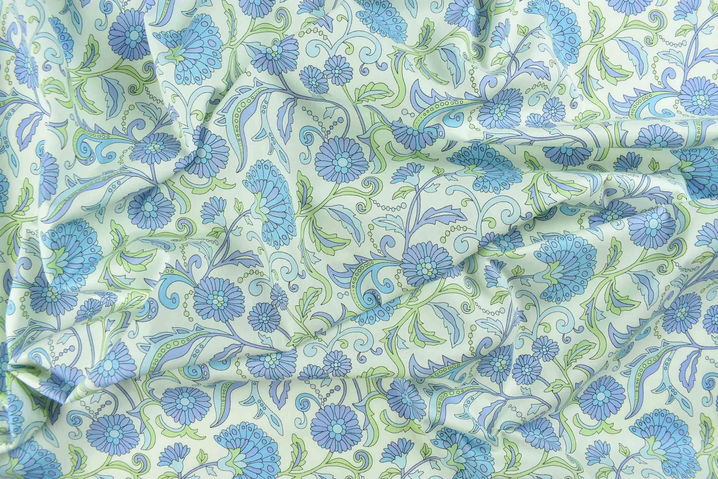 storrs london dress fabric nibthwaite blue