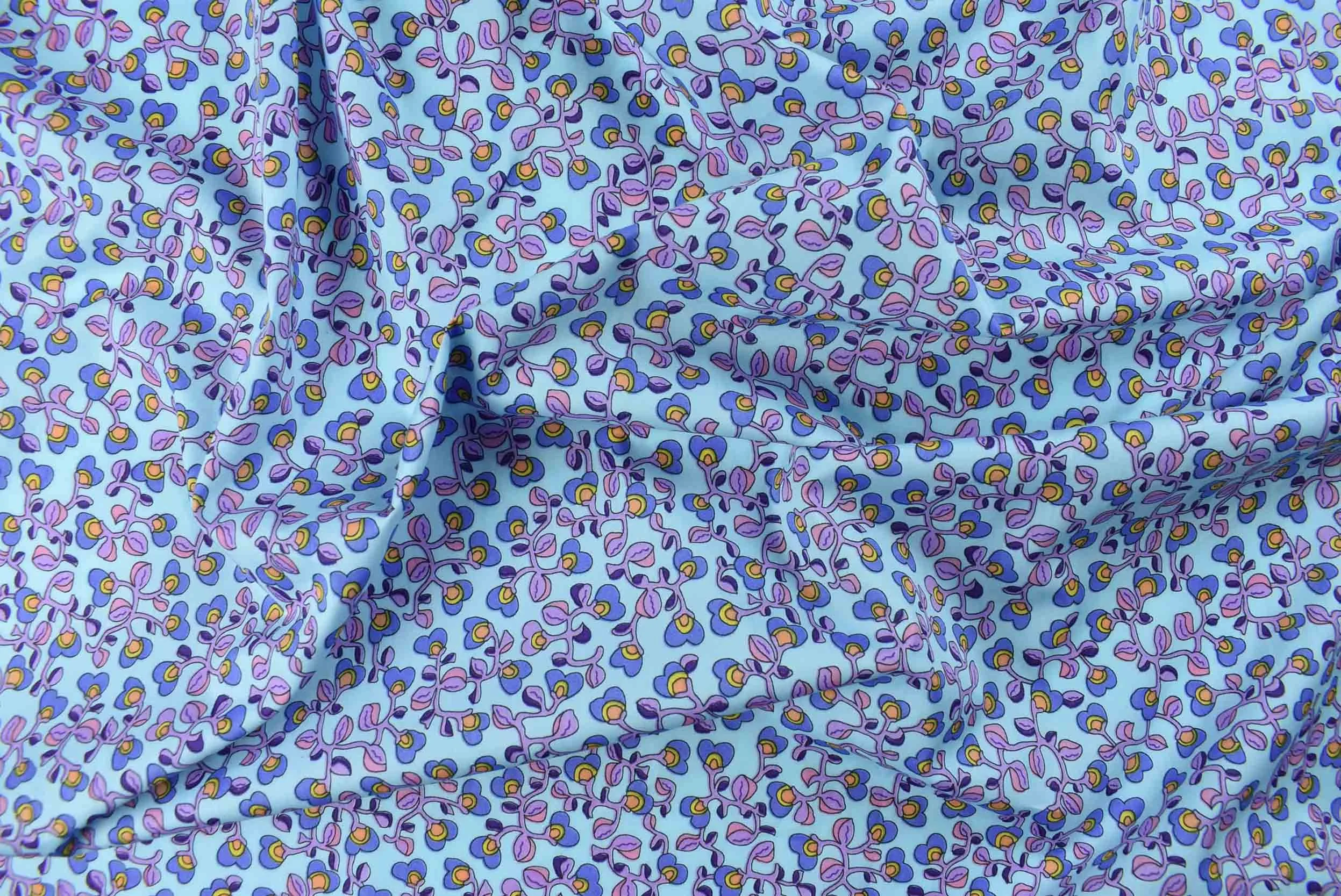 storrs london cecelia dress fabric blue