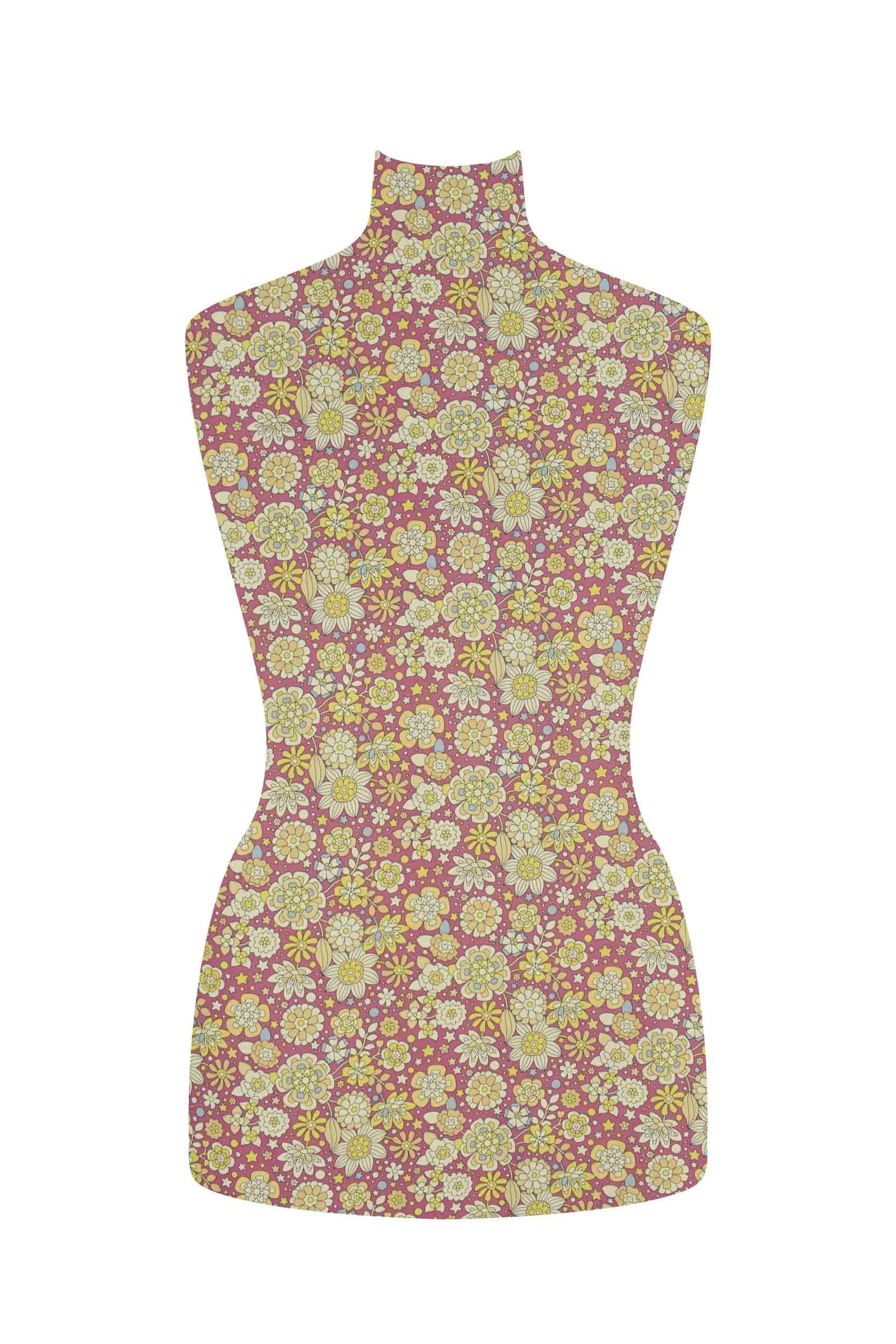 davidstow pink dress fabric storrs london