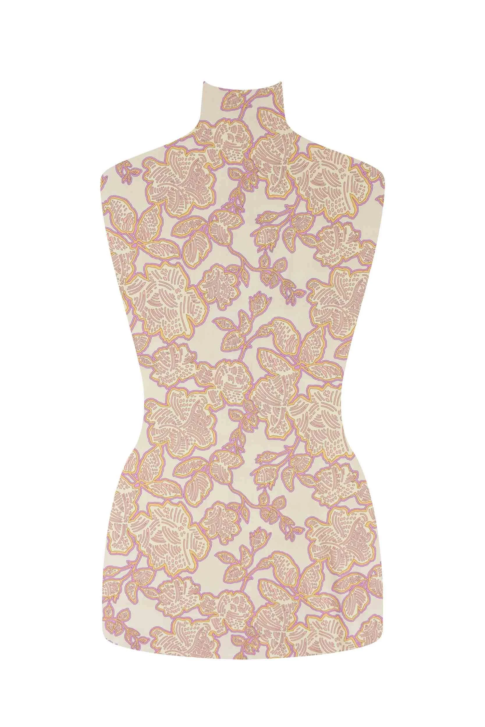 storrs london dress fabric phoebe pink