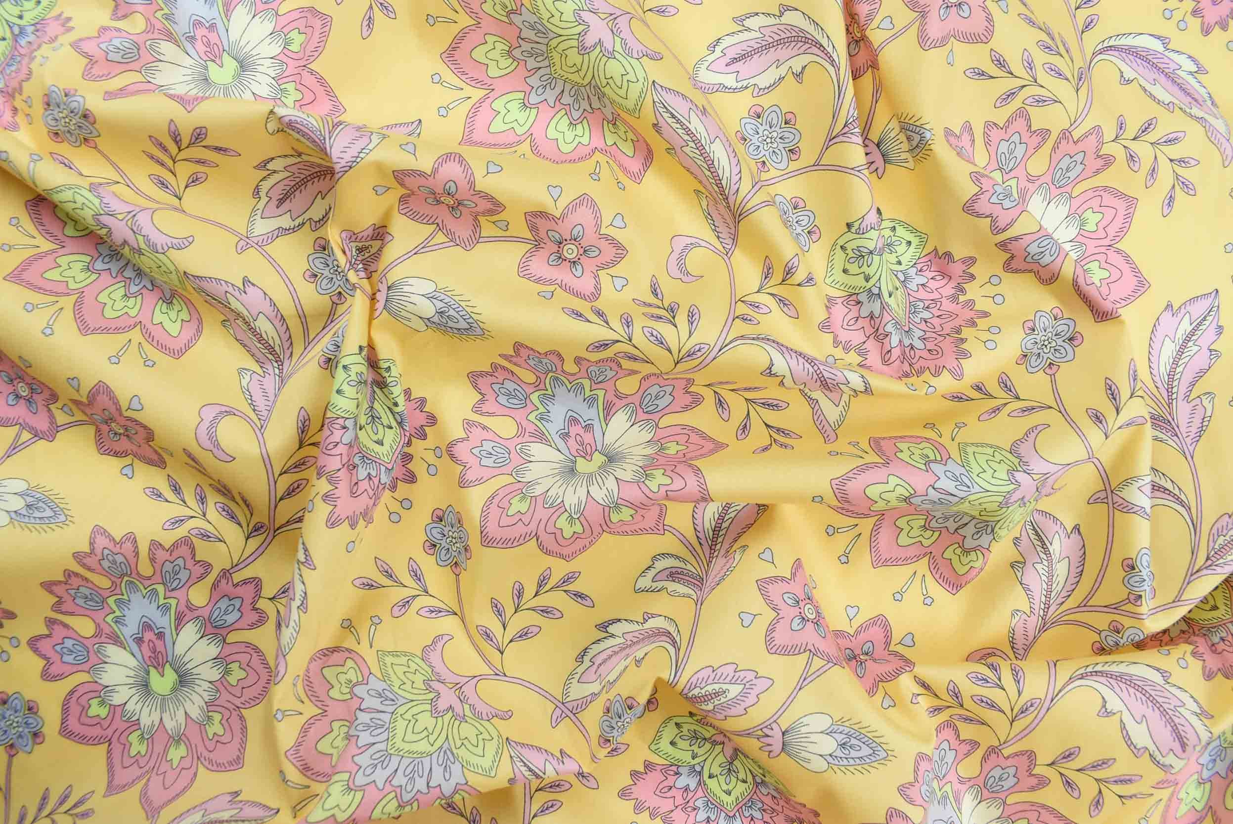storrs london dress fabric rufford orange