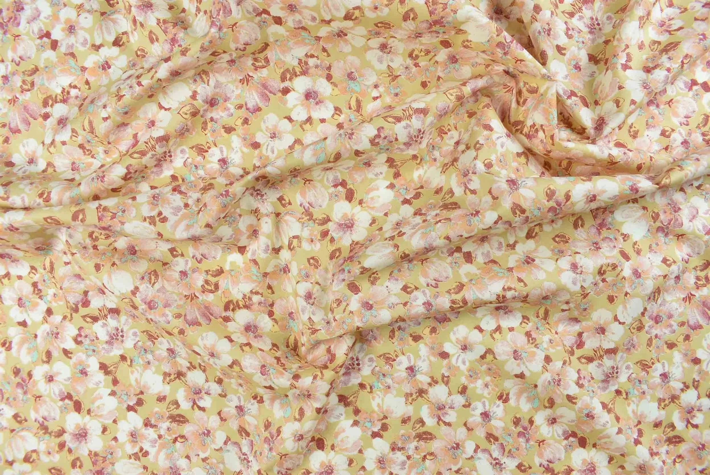 storrs london dress fabric mirabelle pink and cream