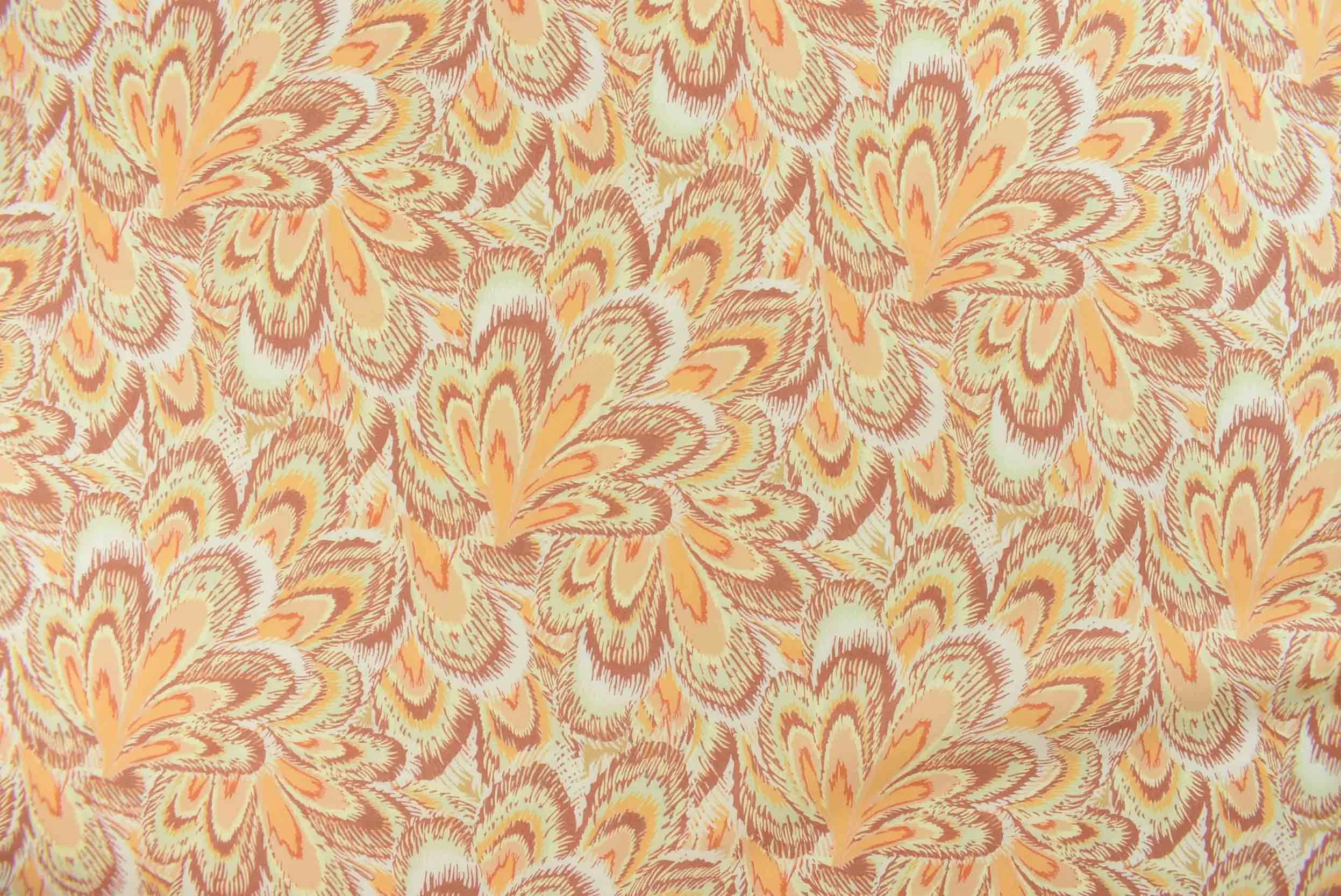 giulio storrs london orange dress fabric