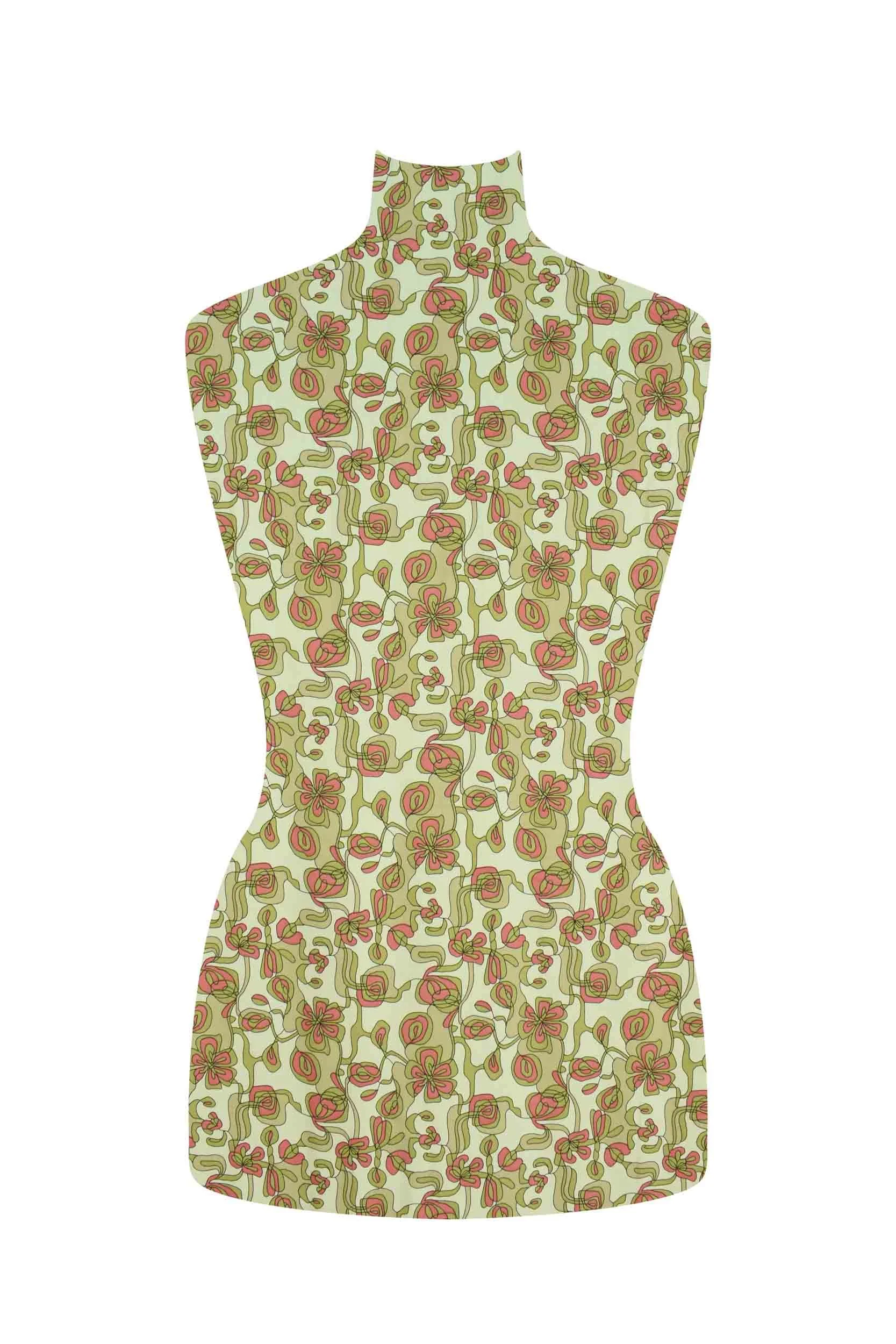 storrs london dress fabric sizergh gold