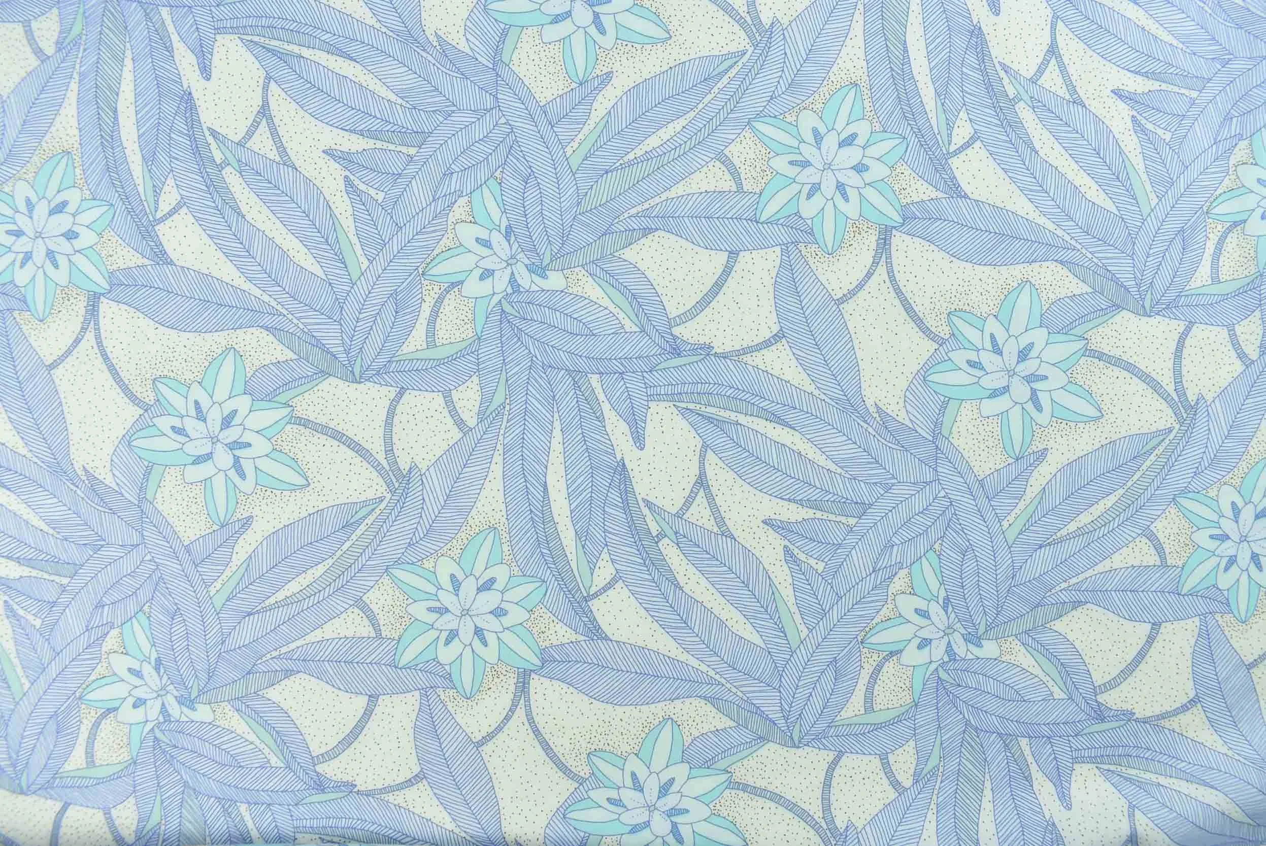 storrs london mariolu blue dress fabric