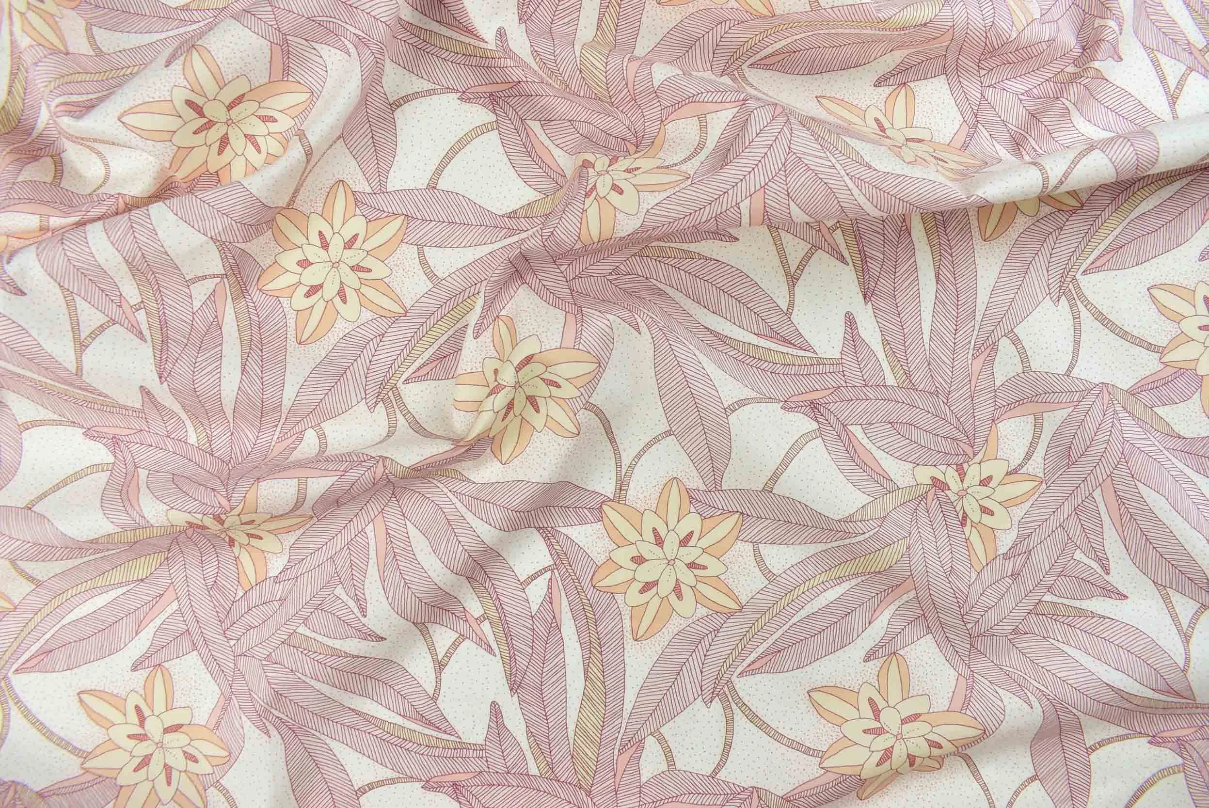 storrs london dress fabric mariolu pink