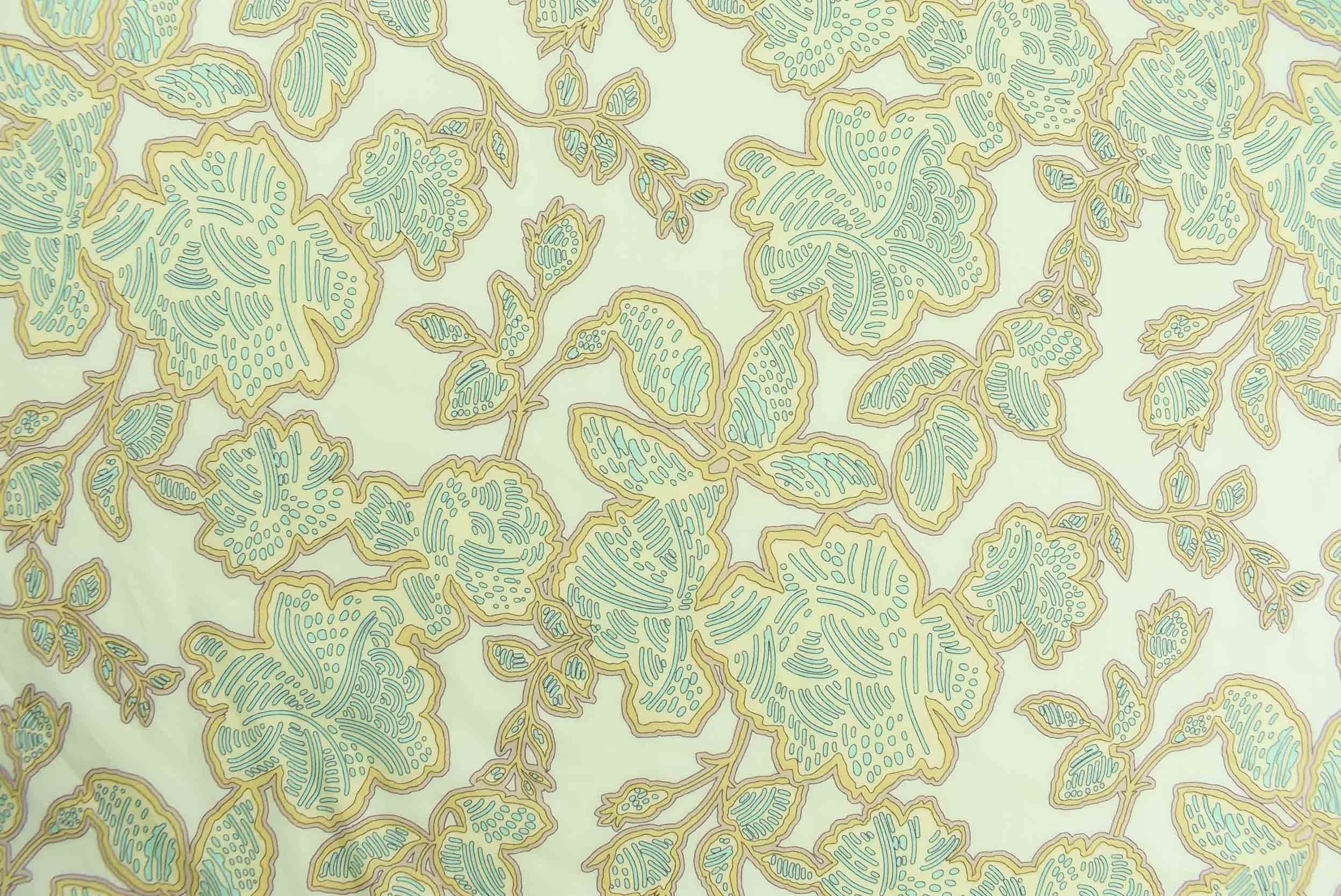 storrs london dress fabric phoebe aqua and gold