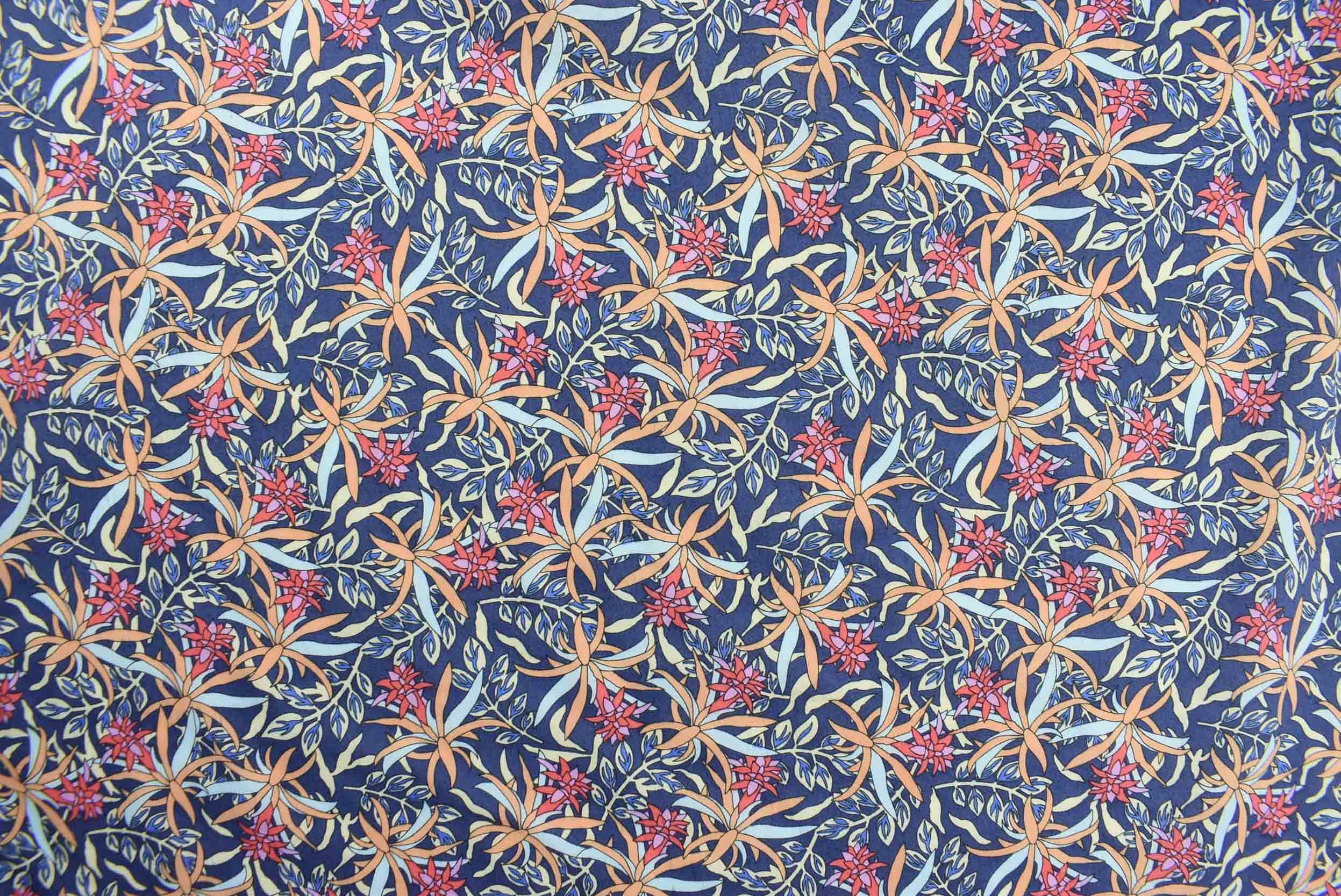 storrs london dress fabric etive navy
