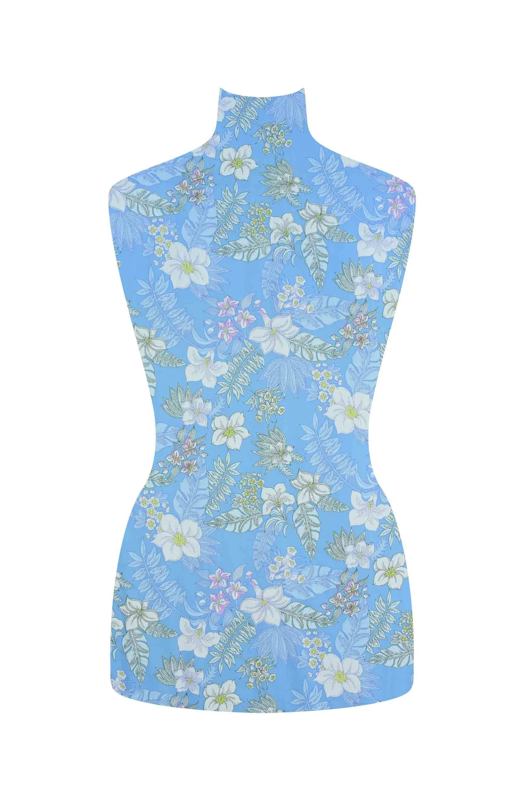 storrs london dress fabric parkamoor blue