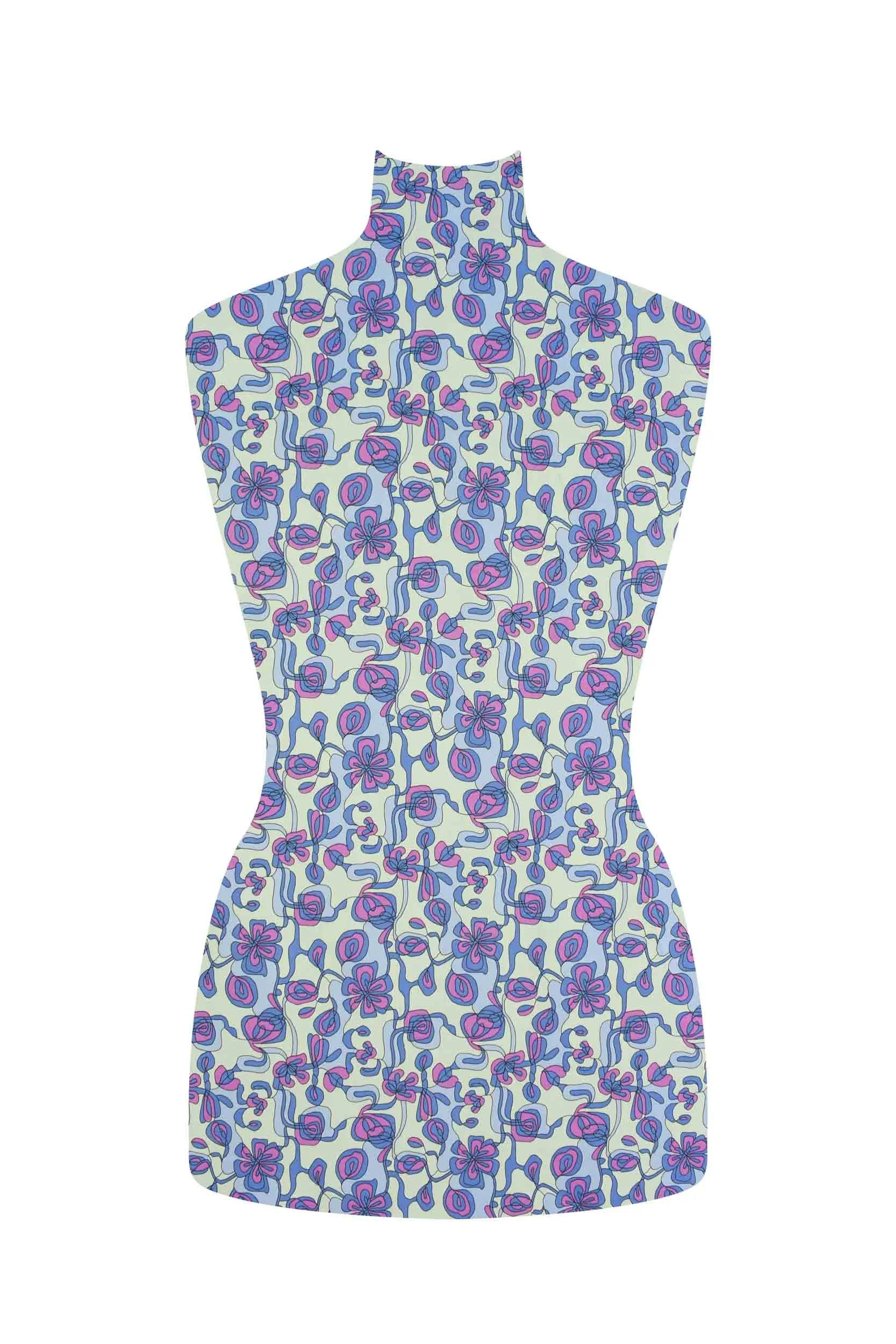 storrs london dress fabric sizergh purple