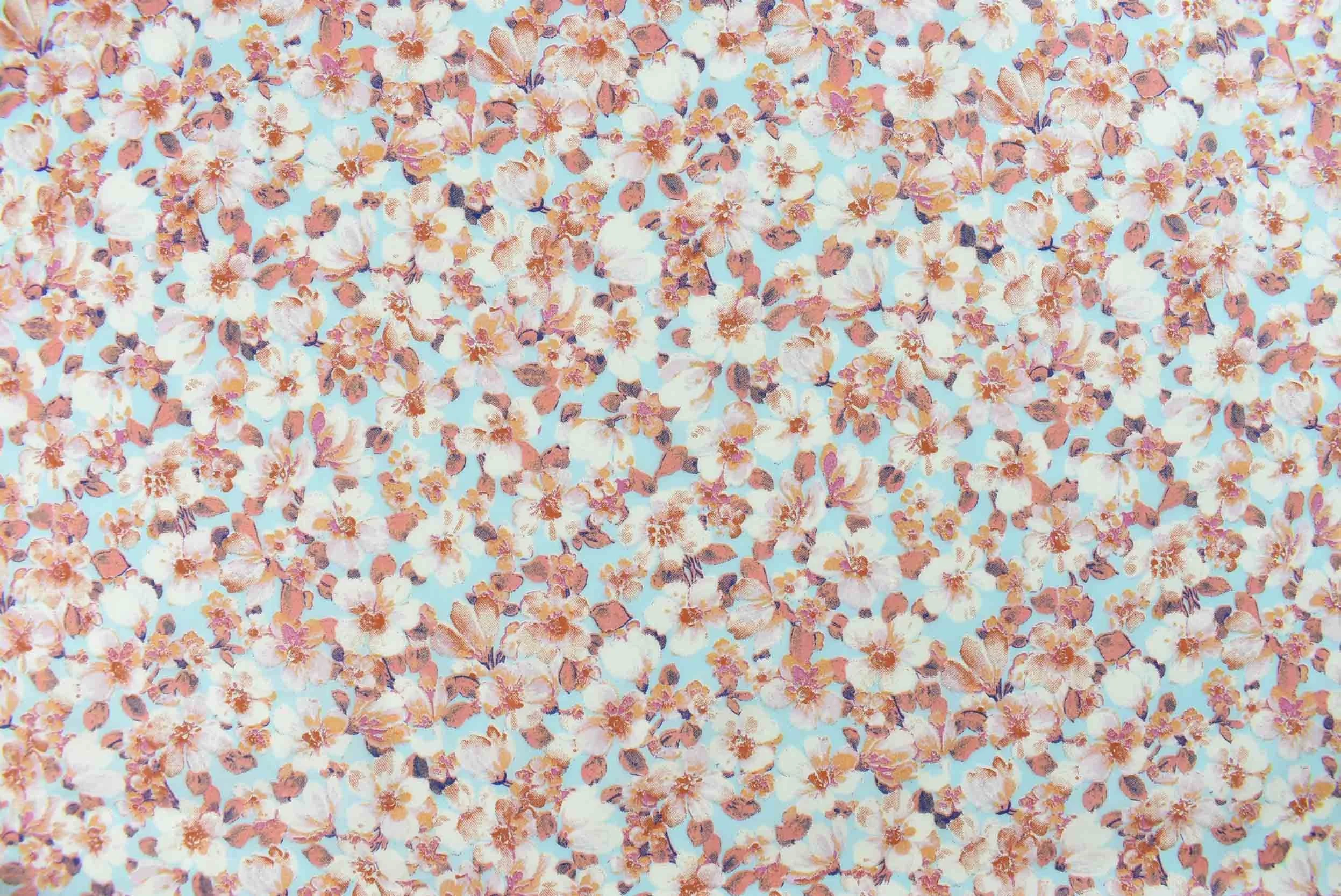 storrs london dress fabric mirabelle pink and blue