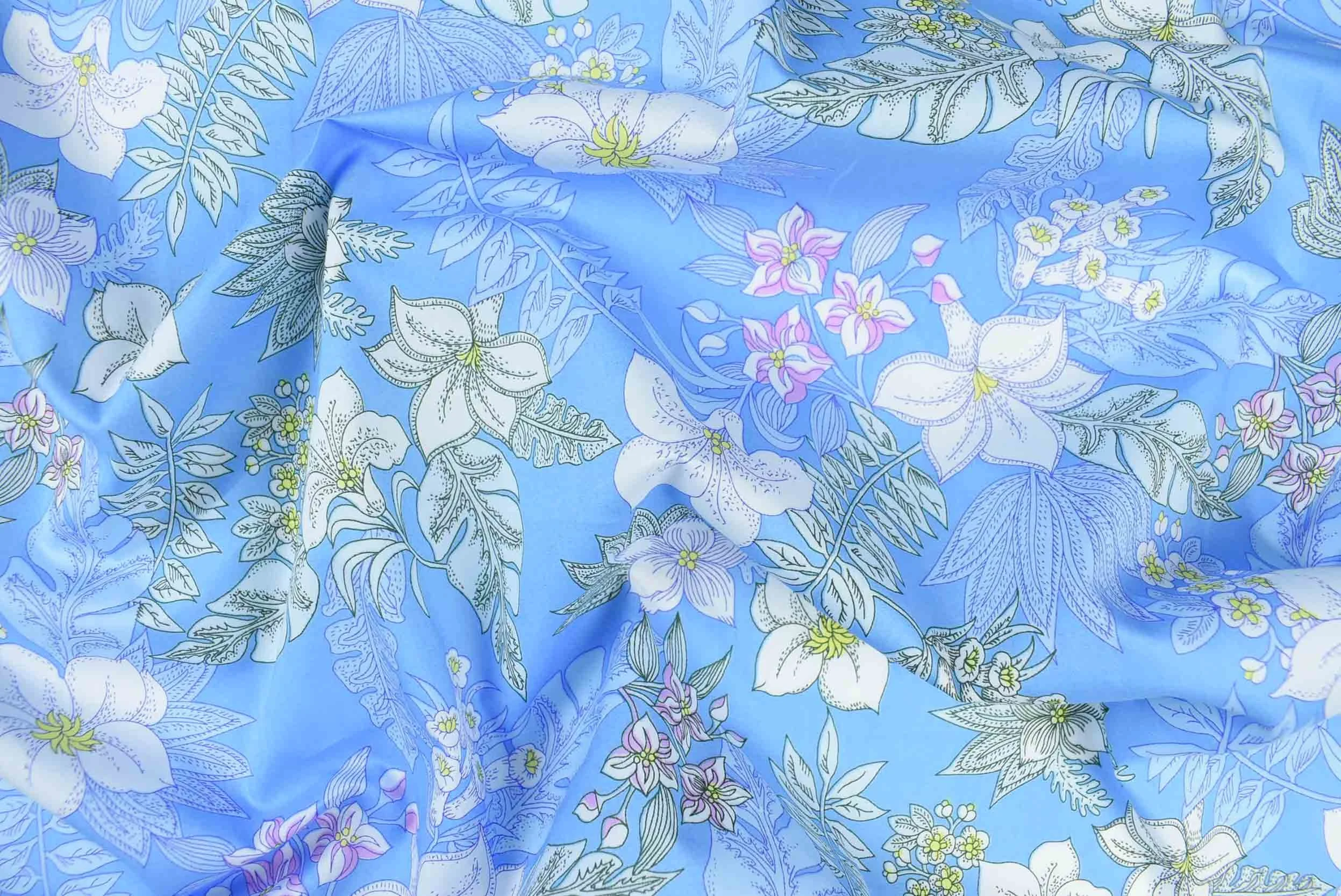 storrs london dress fabric parkamoor blue