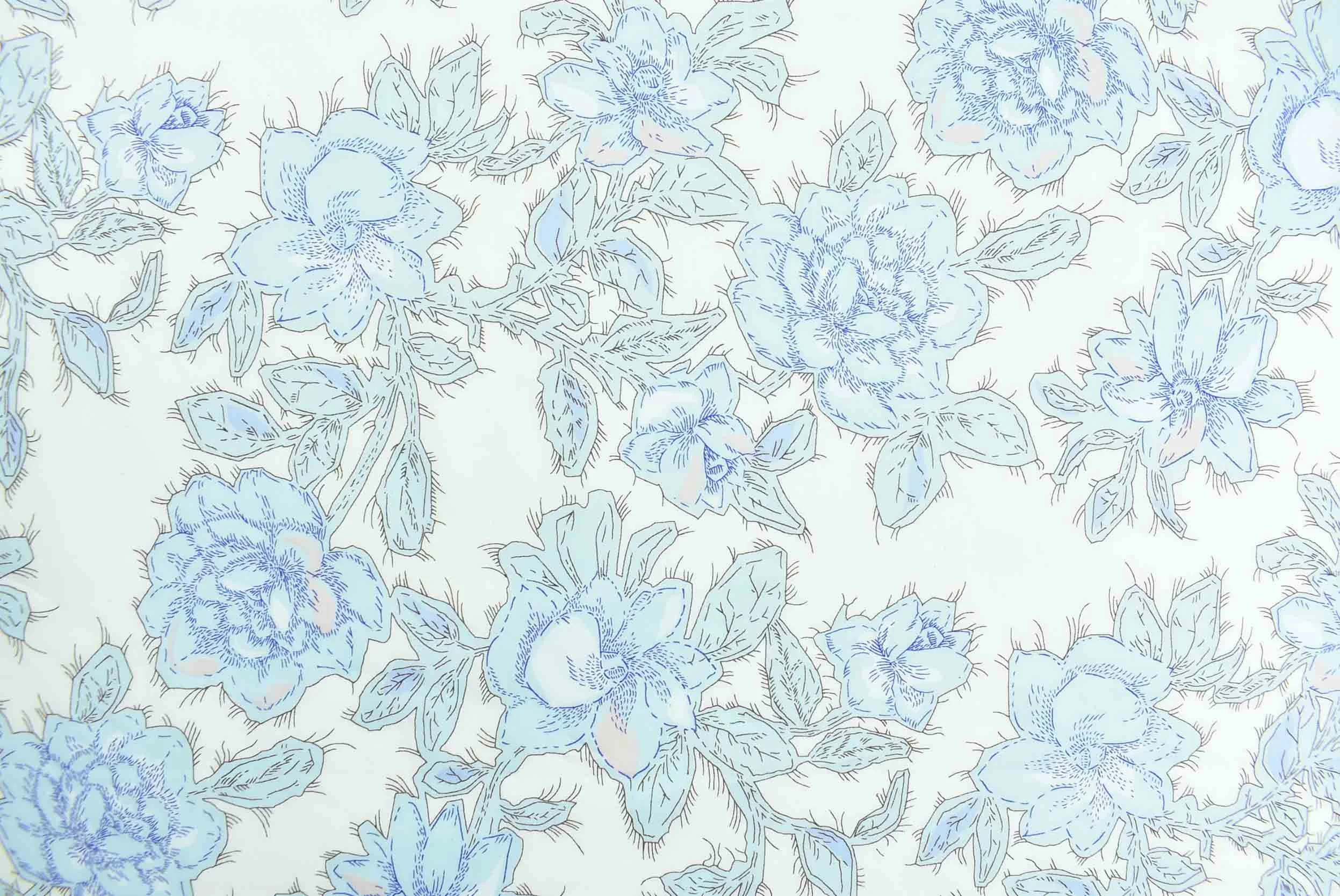 linthwaite blue storrs london dress fabric