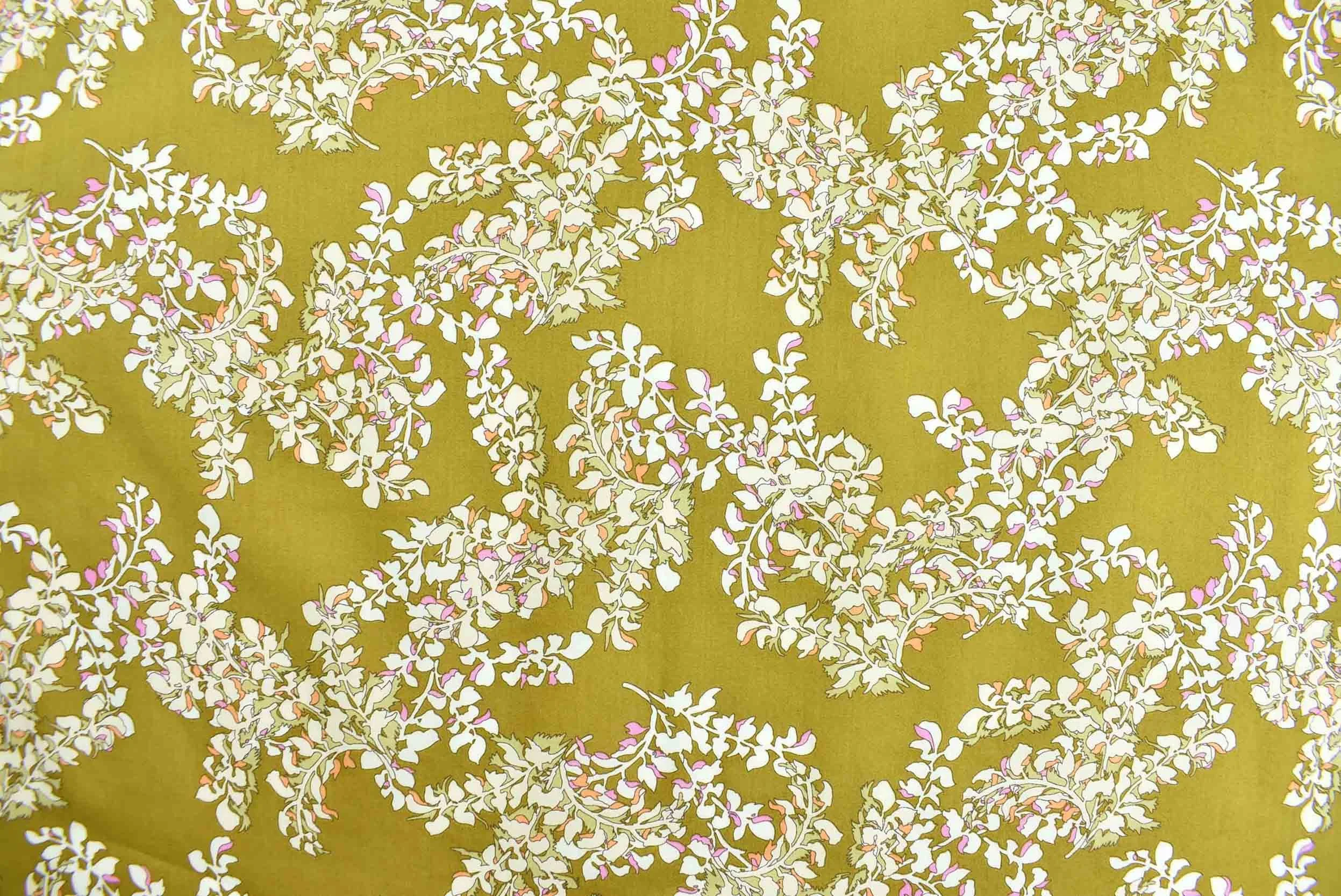faroe gold dress fabric storrs london