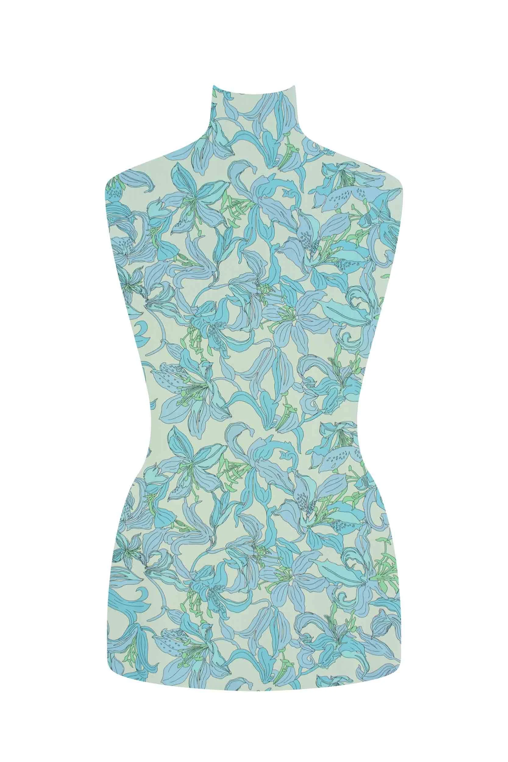 mougins blue storrs london dress fabric