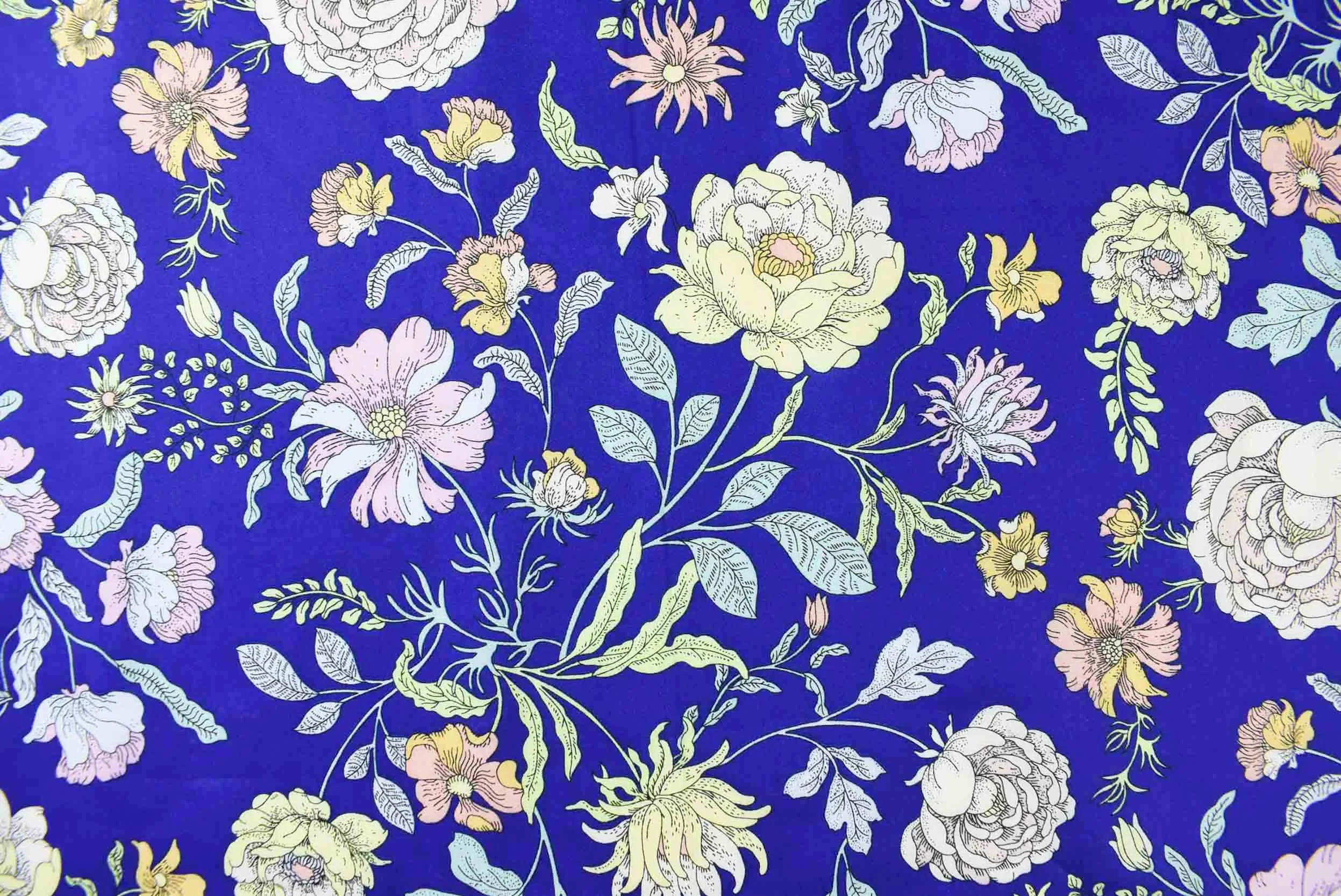 storrs london dress fabric richmond blue