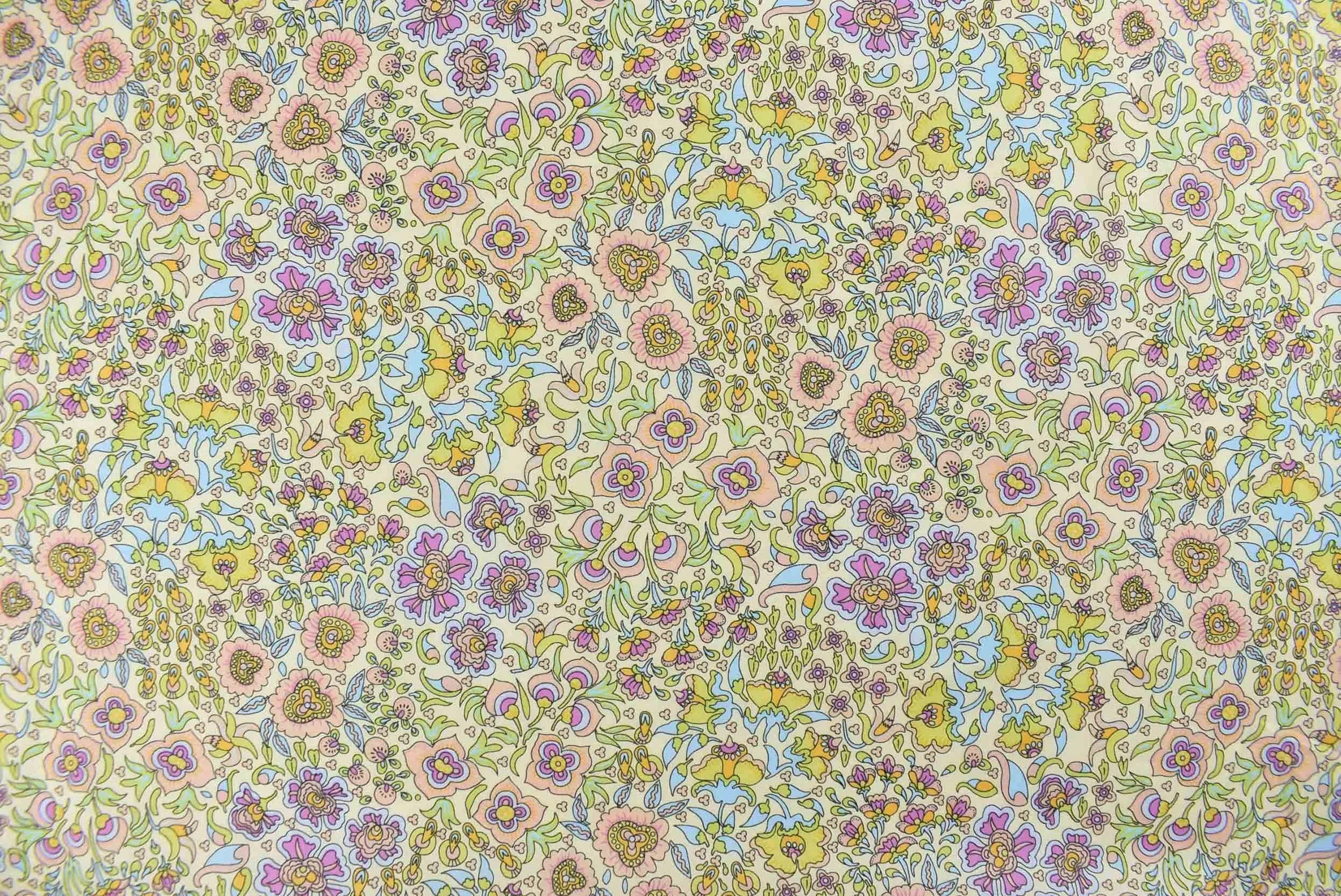 josie yellow multi storrs london dress fabric