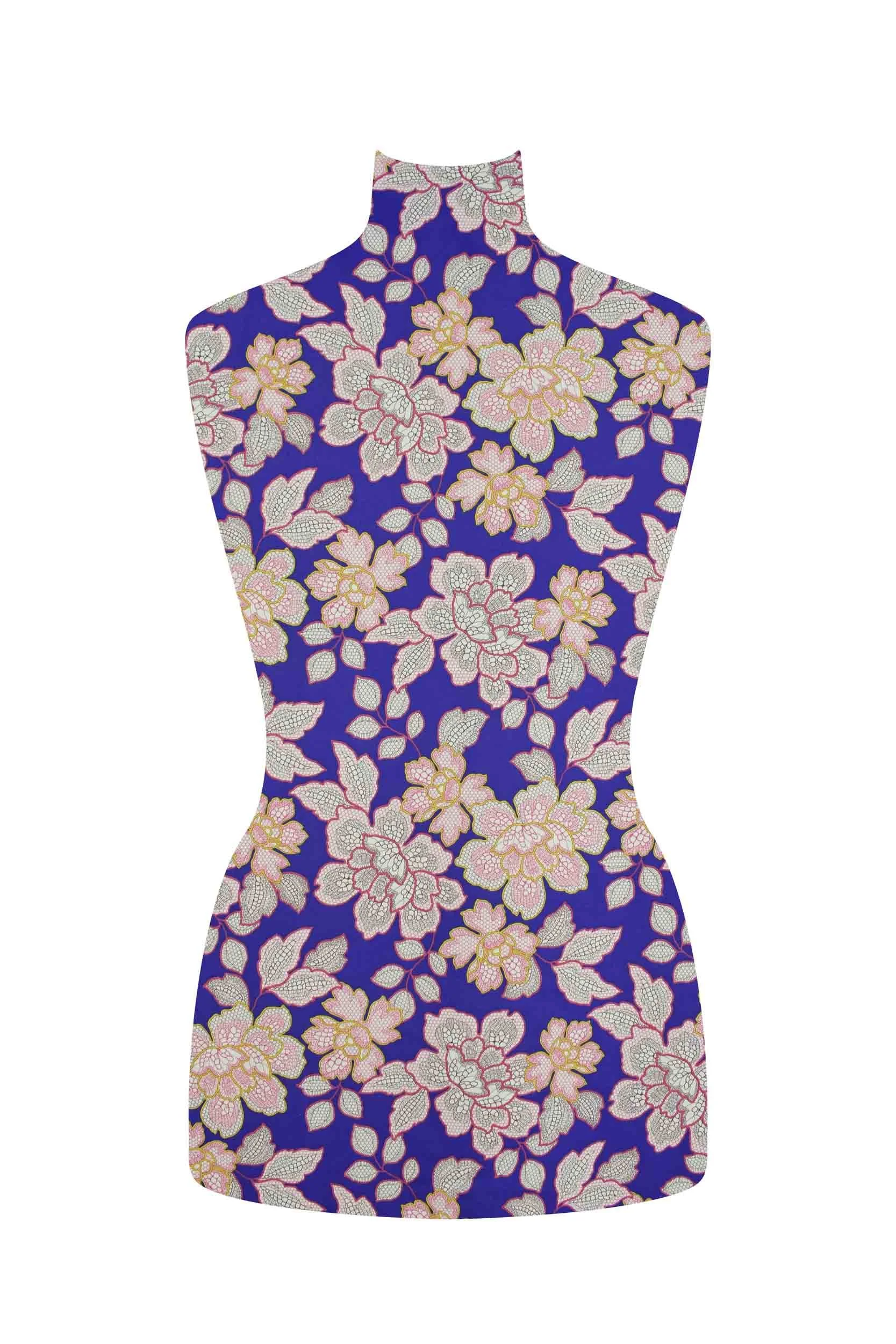 storrs london dress fabric chalfont blue