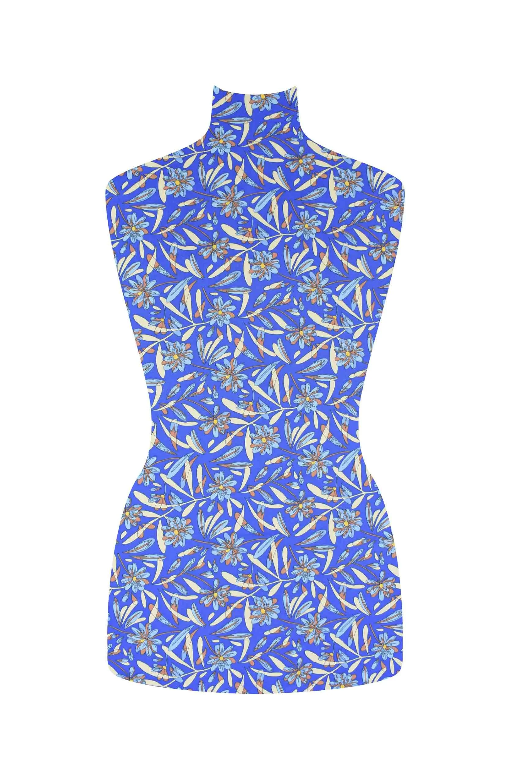 storrs london dress fabric gilpin blue