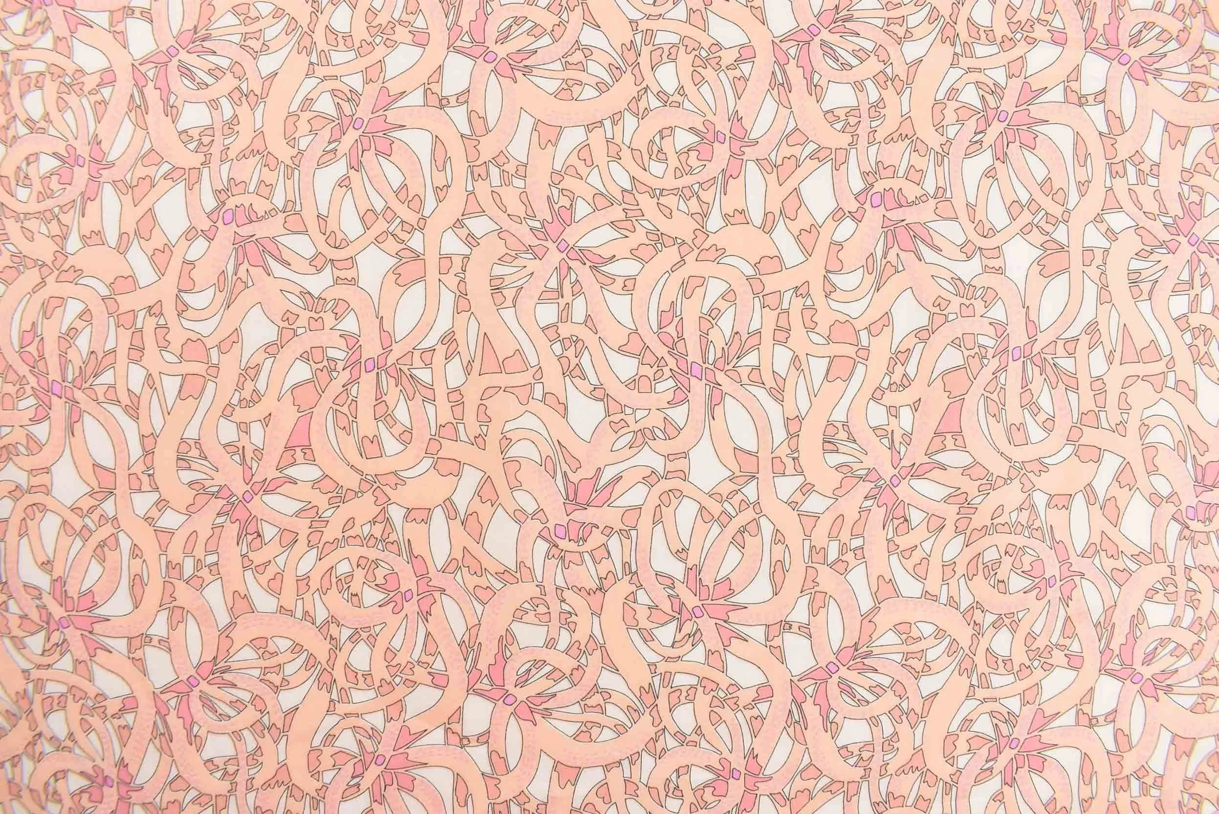 colonsay peach storrs london dress fabric