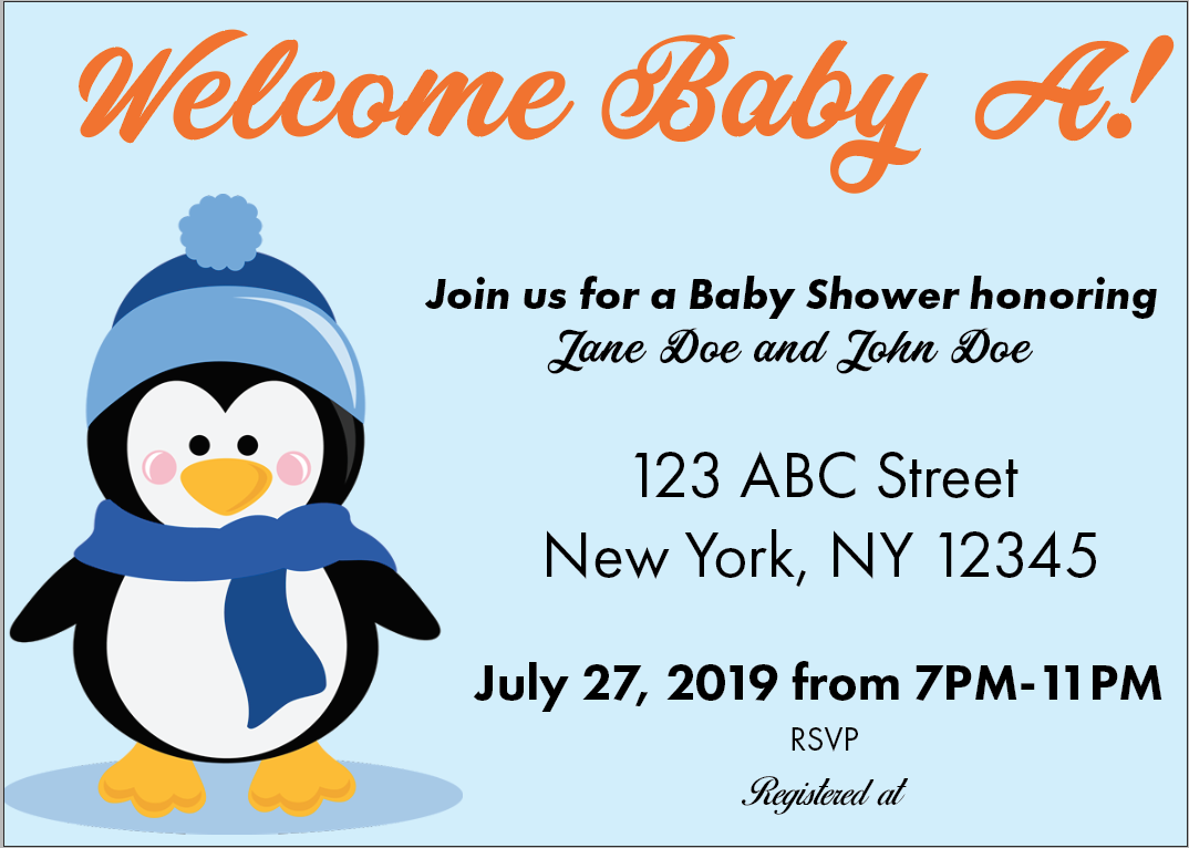Baby Shower Invite