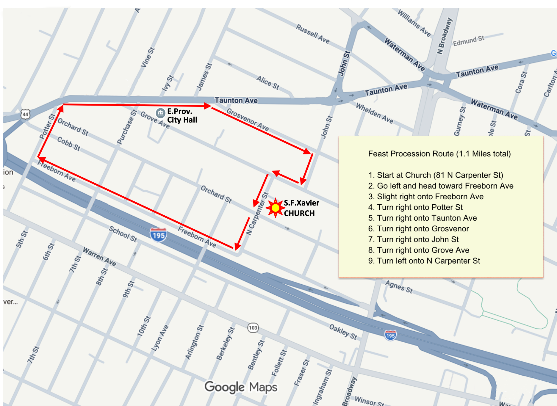SFX Feast Route
