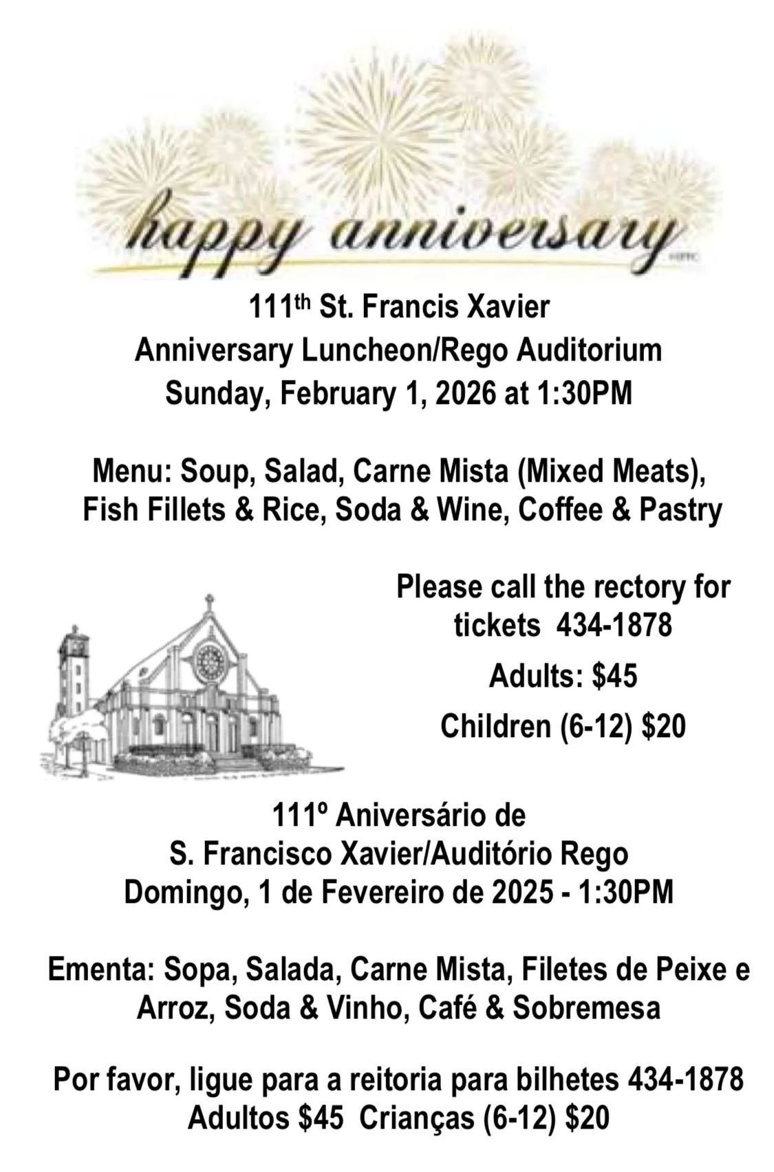 SFX 111th Anniversary