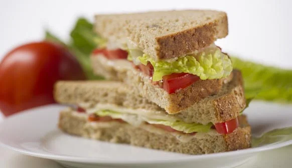 Caesar sandwich with tomato