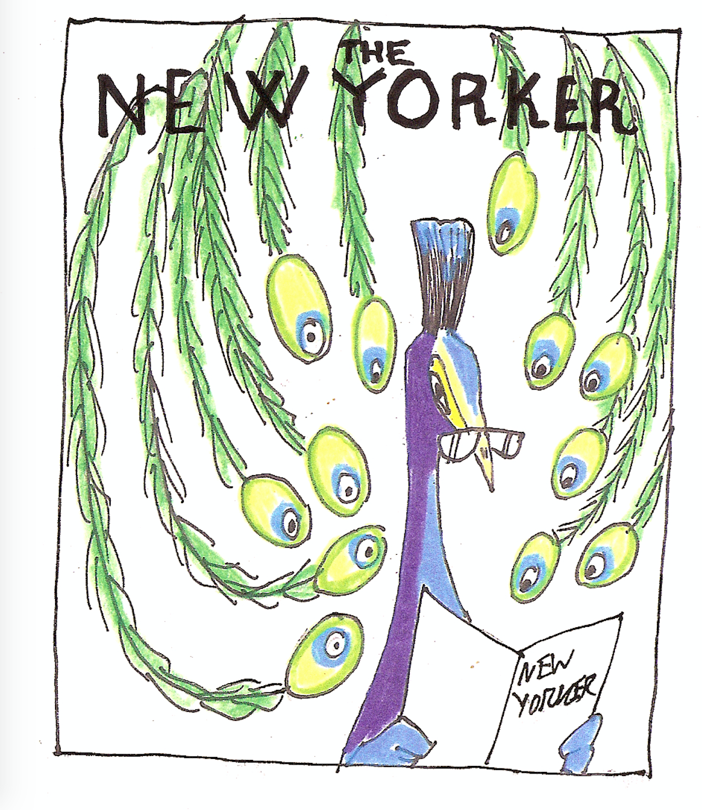 New Yorker - peacock