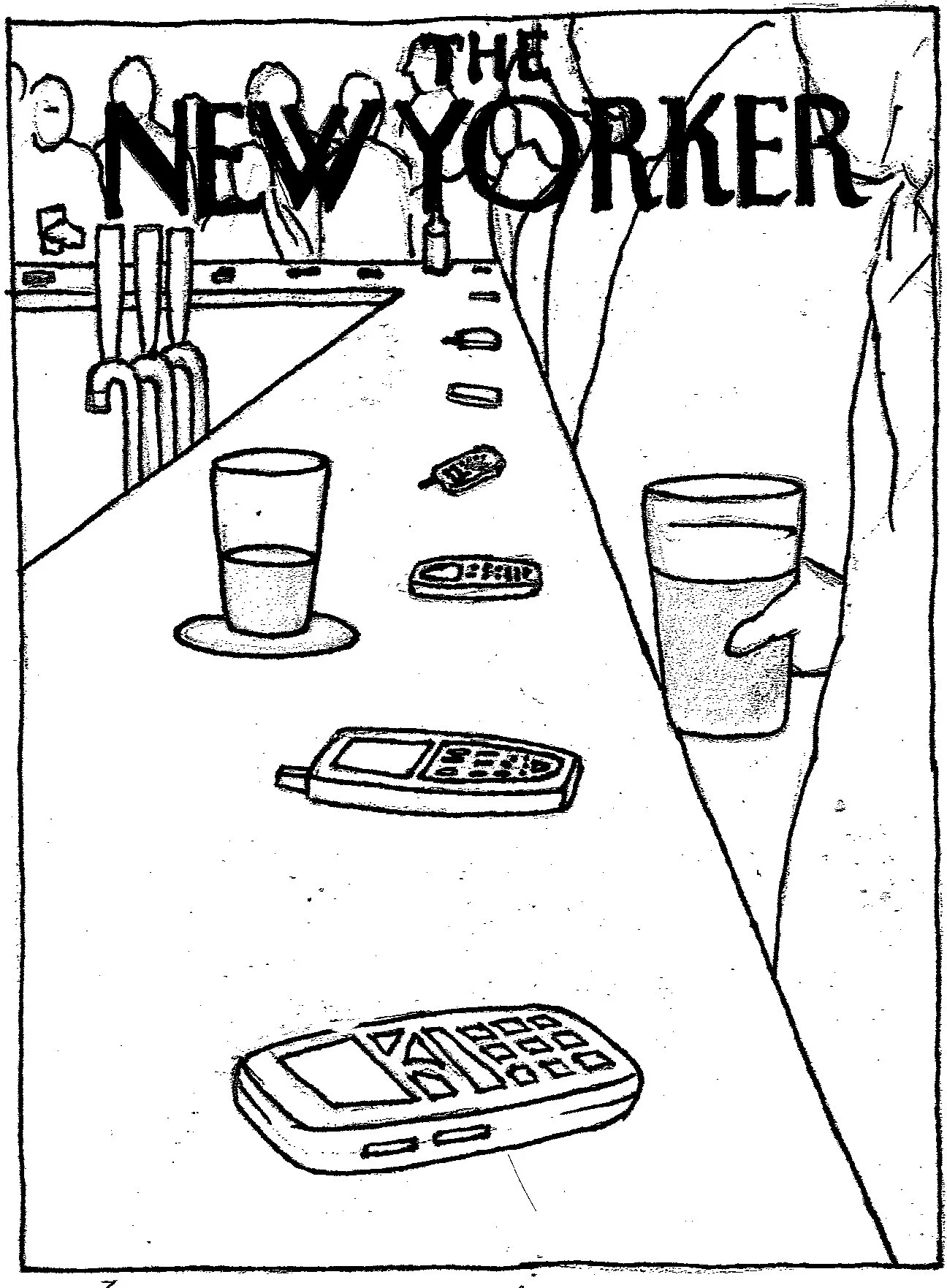 New Yorker - cell phones