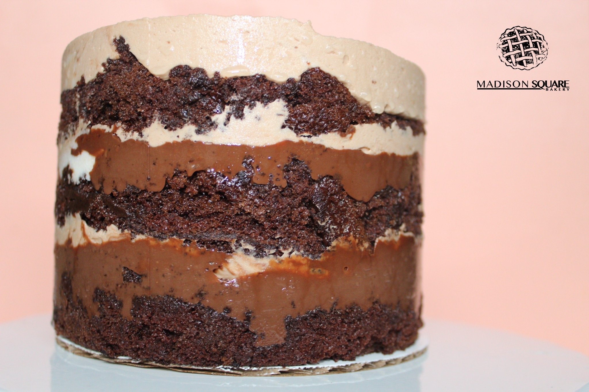 Mini Triple Chocolate Nutella Naked Cake