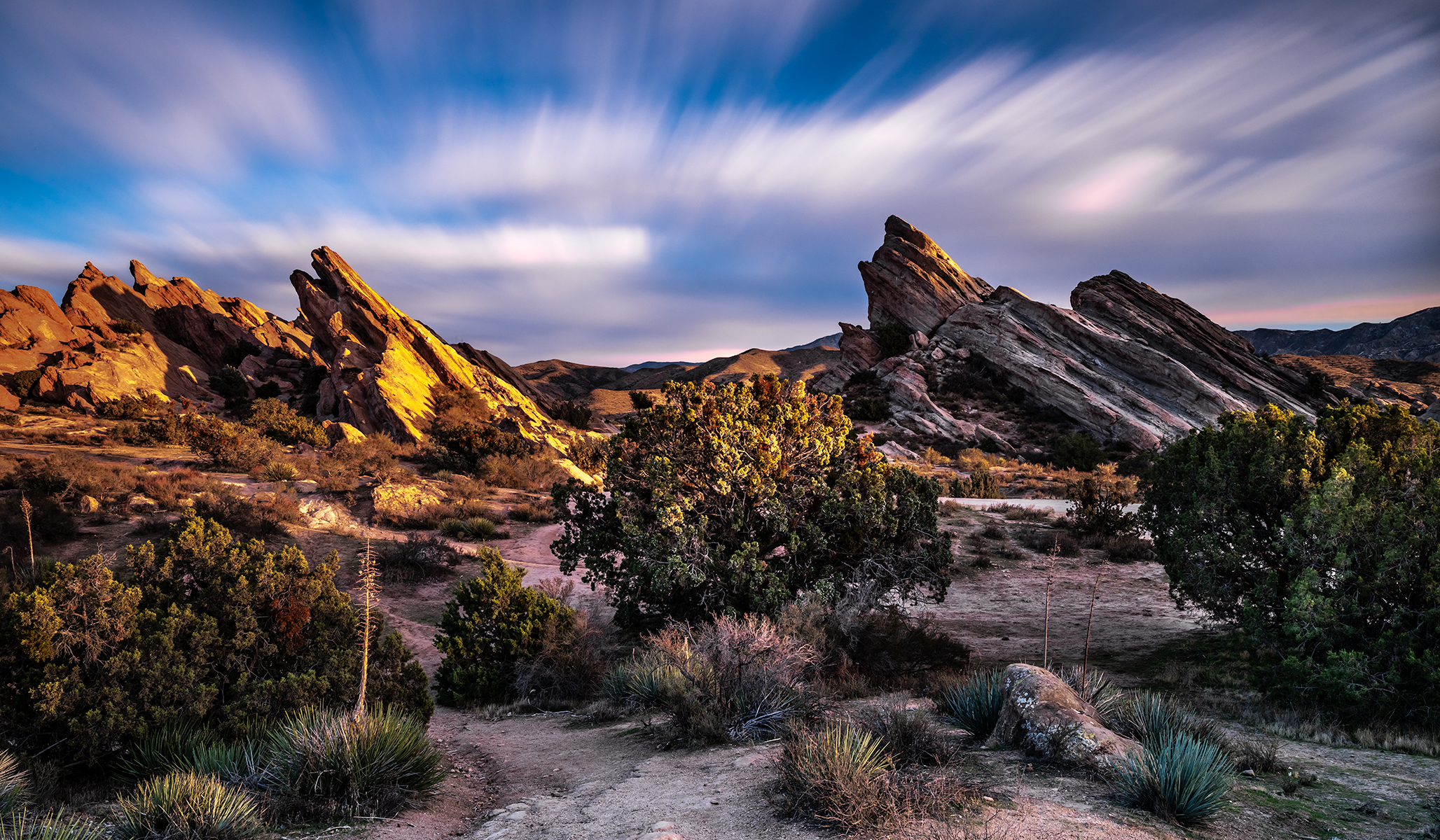 Sunset at Vasquez Rocks(Award Winner Nominee)