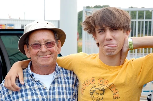 Dad and Josh, around 2008
