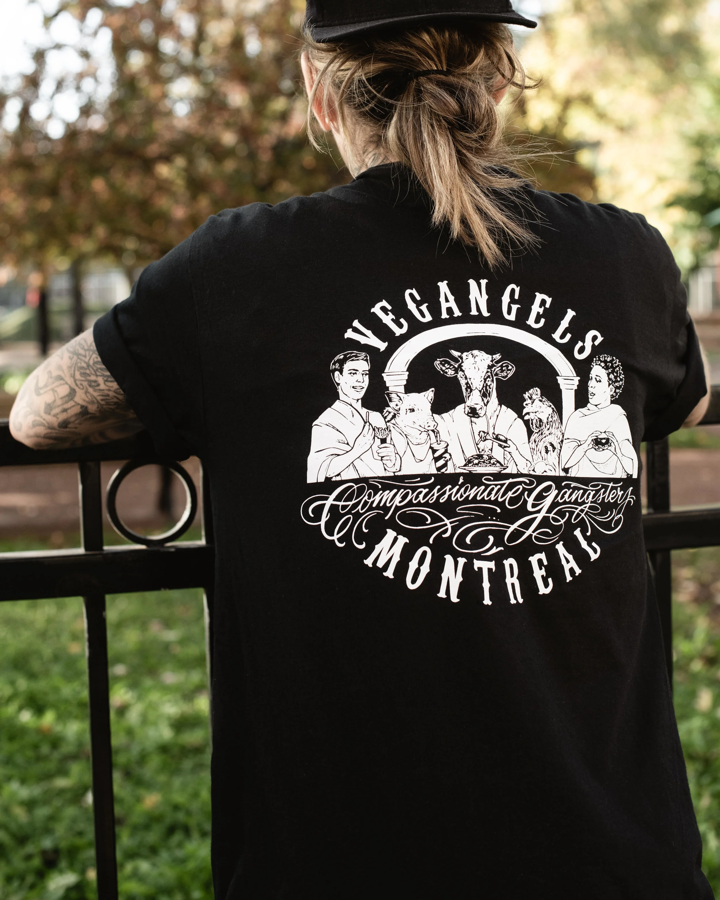 Vegangels Tee - black