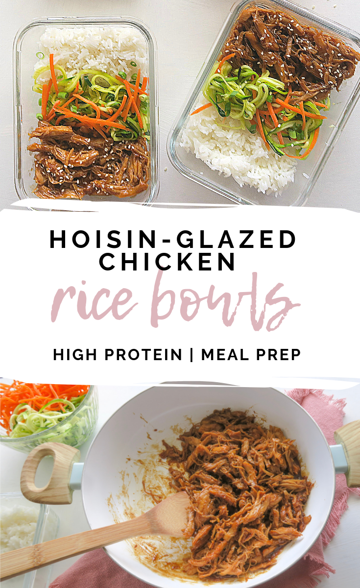 Hoisin-glazed Chicken Rice Bowls (w/ Lazy Sauce) — What's for Meal Prep