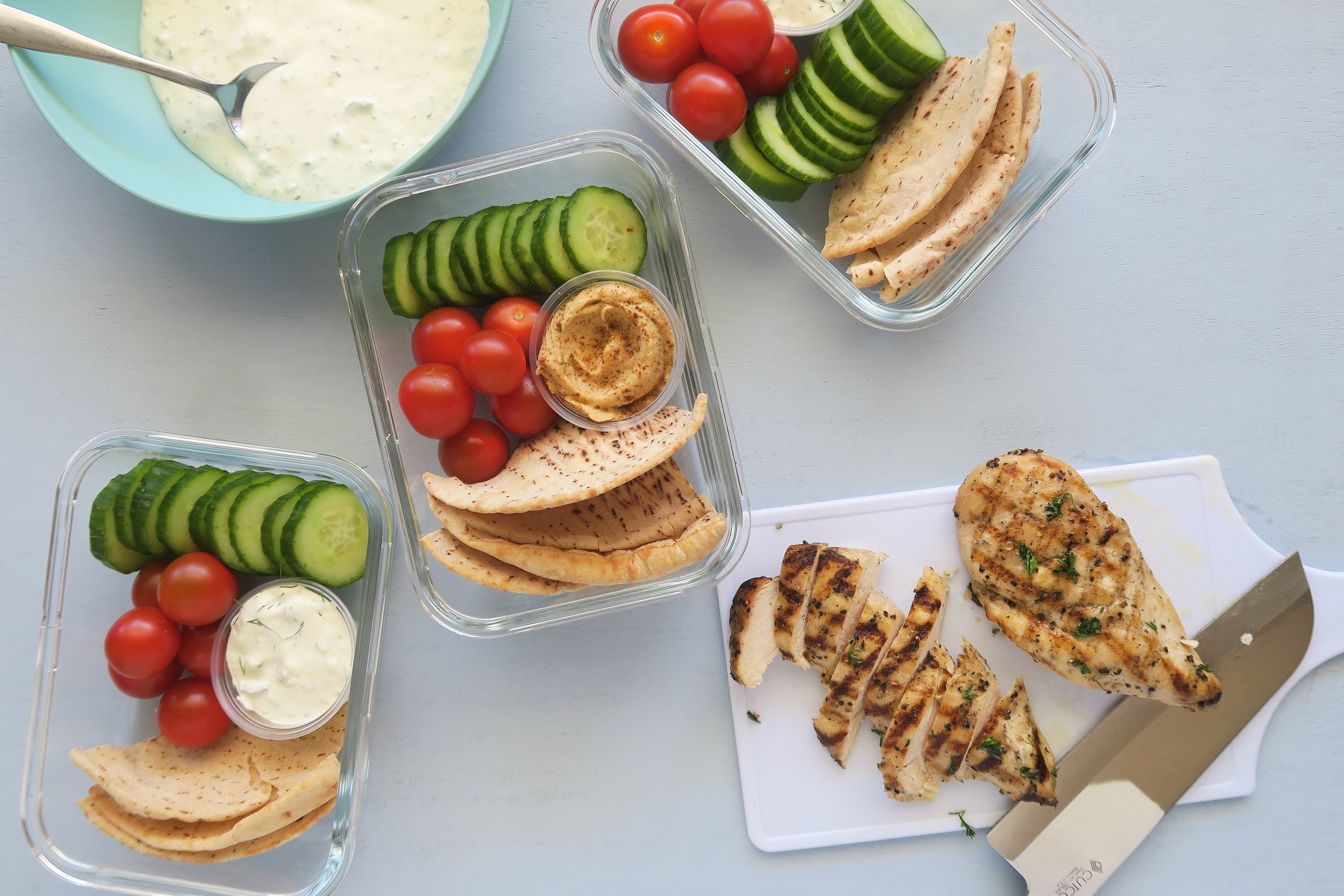 Greek Lunch Box Meal Prep - The MacPherson Diaries