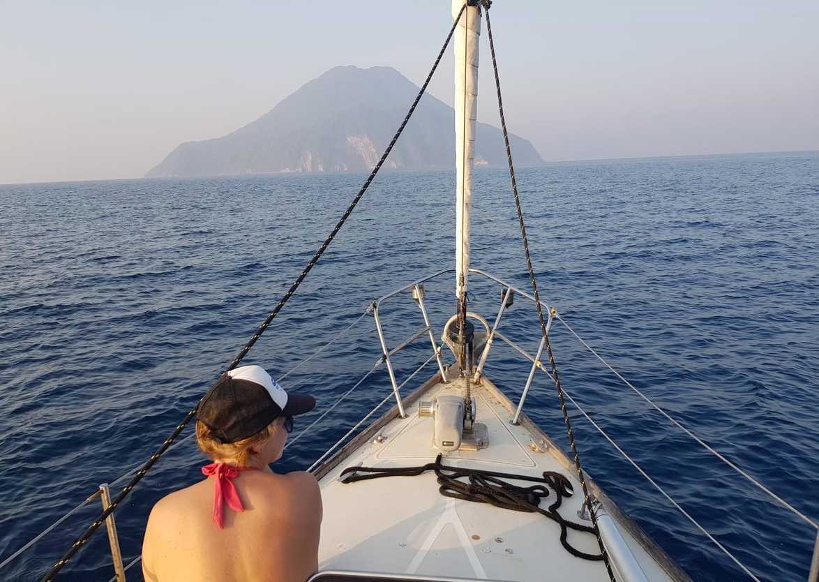  Sailing in the Andamans. Wind power over carbon power! 