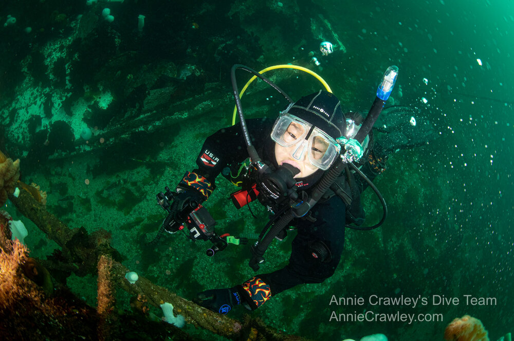  Elise sees the underwater world through the eyes of a scientist and photographer. 