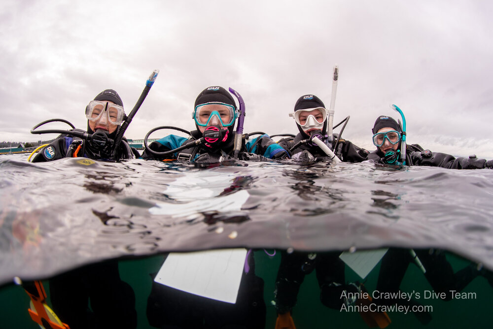  Our divers are supportive of each other and learn to be great buddies on land and underwater. 