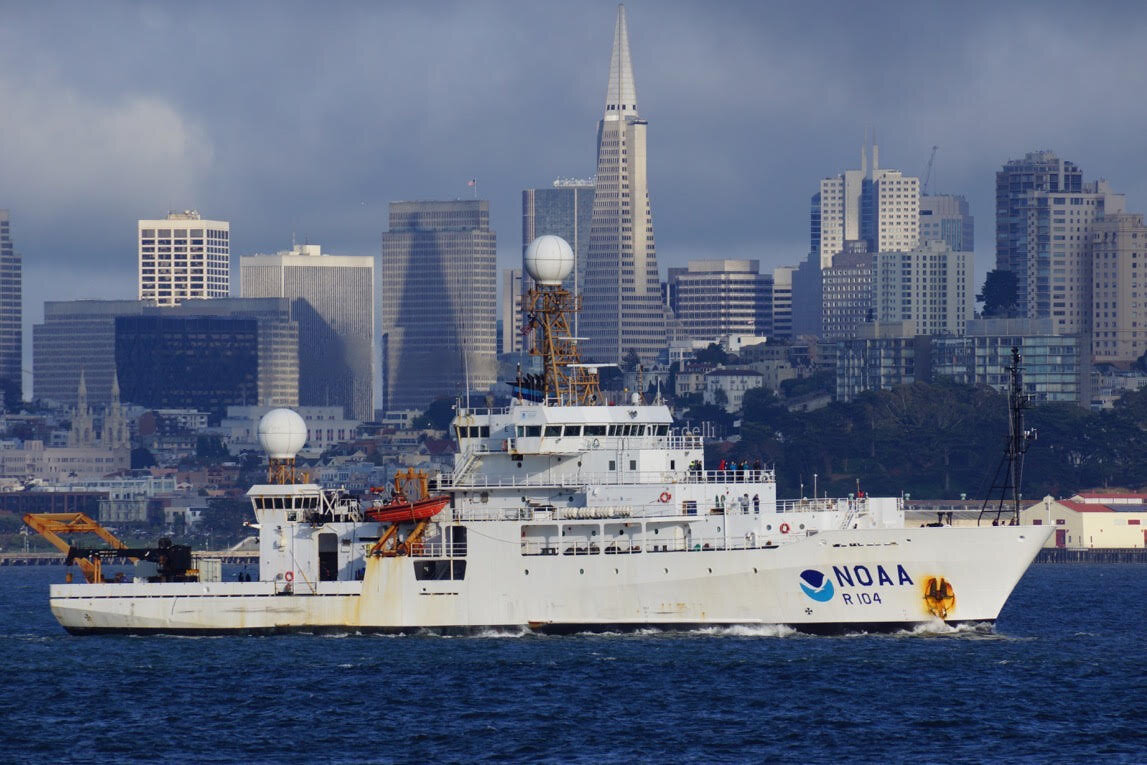  NOAA research vessel in San Francisco. 