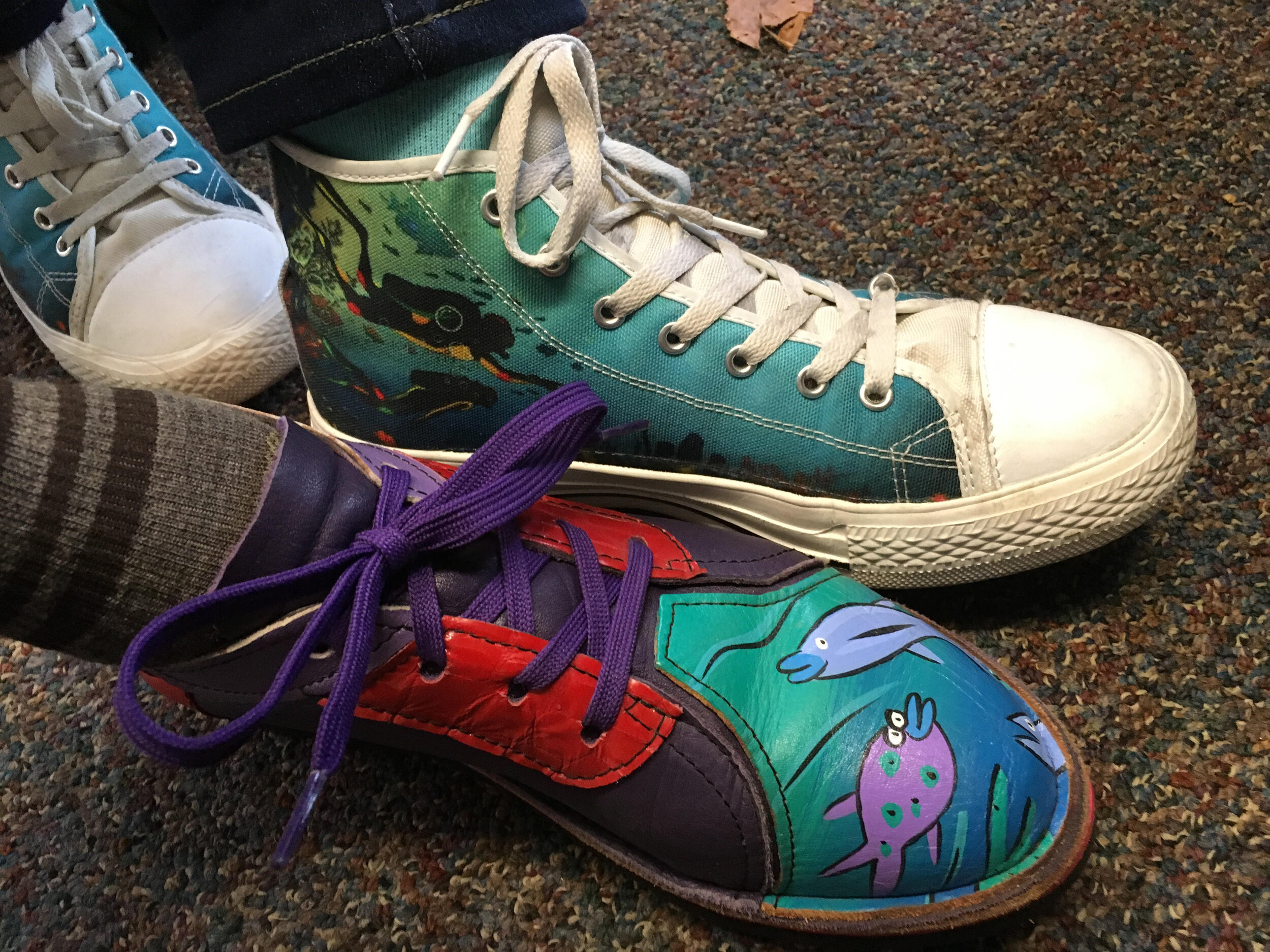  Ocean shoes with Annie Crawley! 