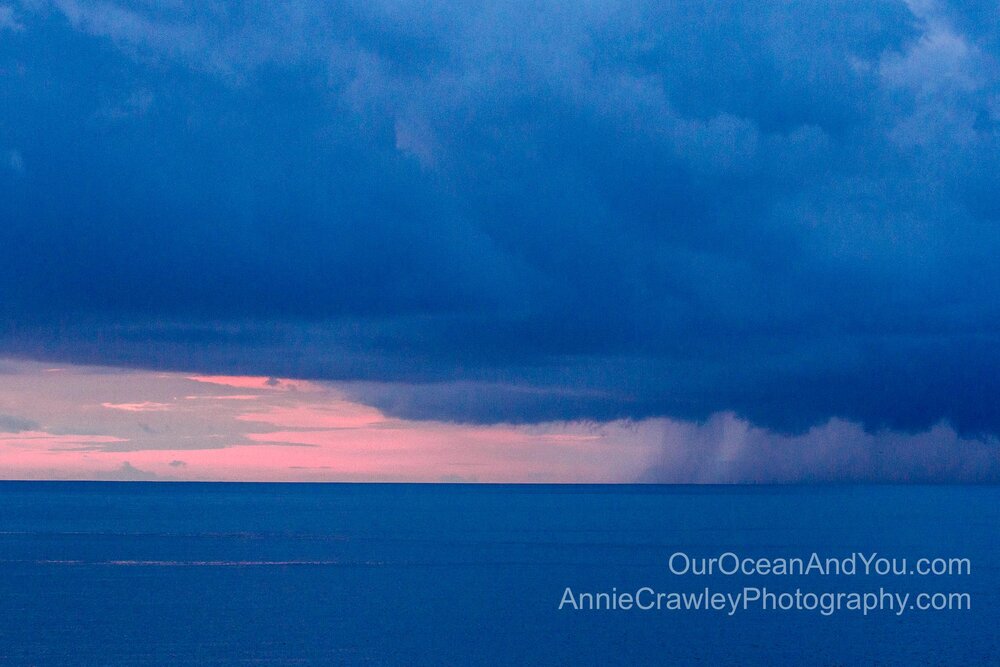 Carbon pollution leads to an increase in severity and frequency of storms.