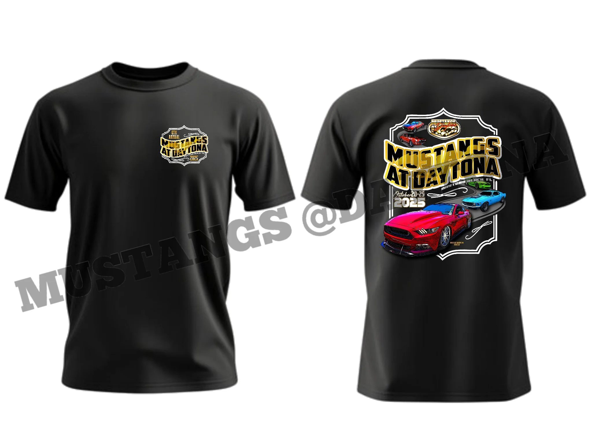 OFFICIAL MUSTANGS AT DAYTONA EVENT SHIRT 2025