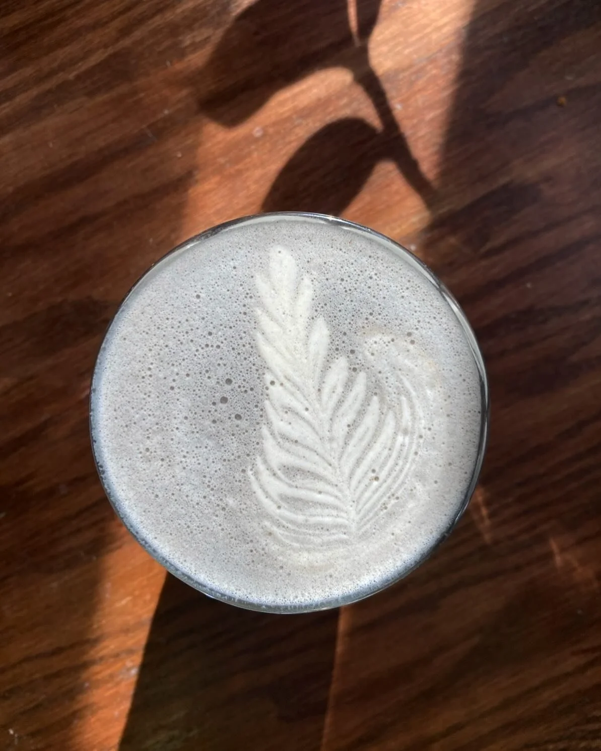 New fall drink! 
Black sesame chai, made with pure black sesame paste and an extra spicy dose of our house made chai. Earthy, nutty, cozy, and just a little bit spooky 👻 
Also on the fall menu is apple cider (fresh pressed from MacLaren’s Or