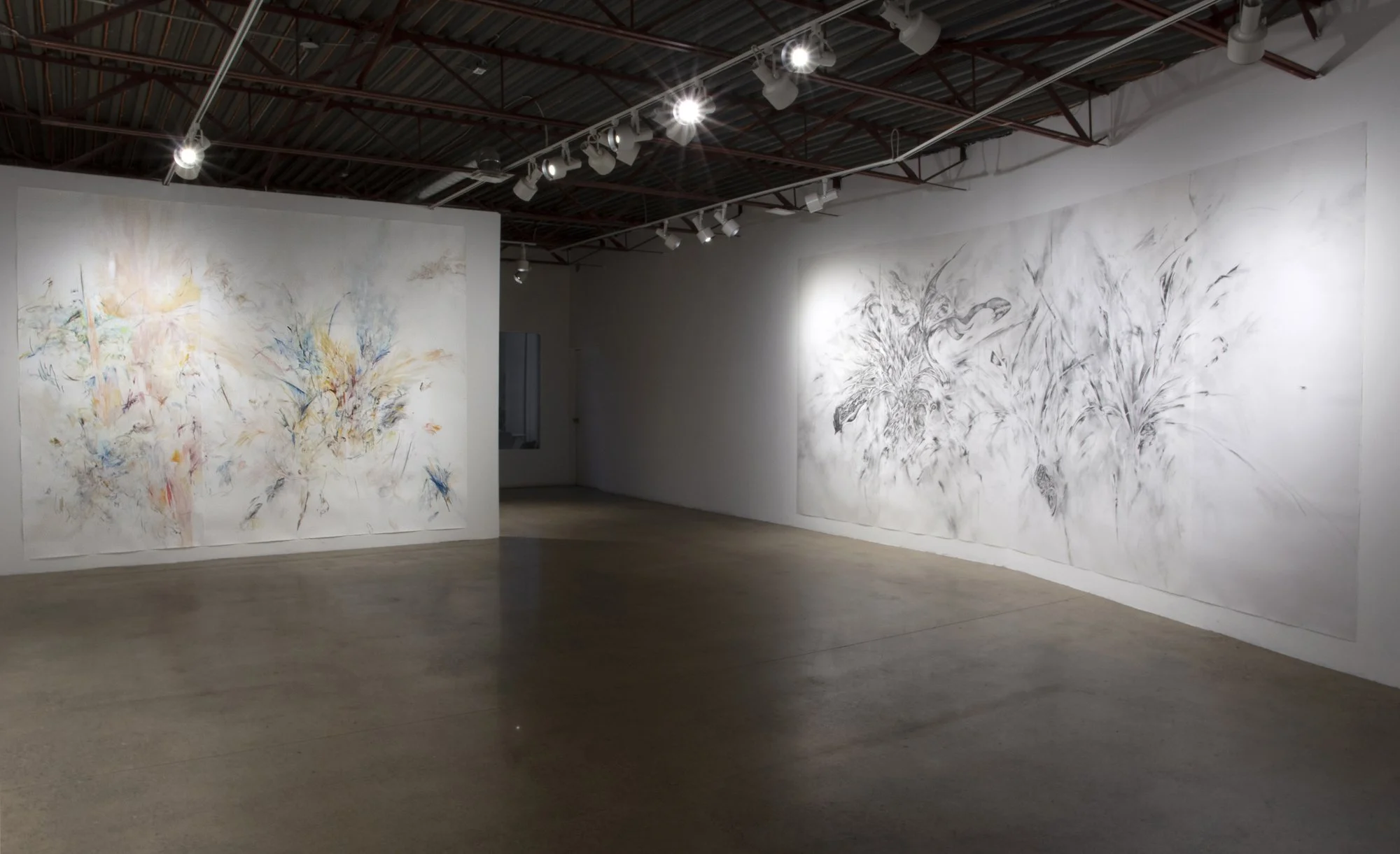   Ebb and Flow , MFA thesis exhibition at AKA Artist-Run (Saskatoon), installation view, August 2021 