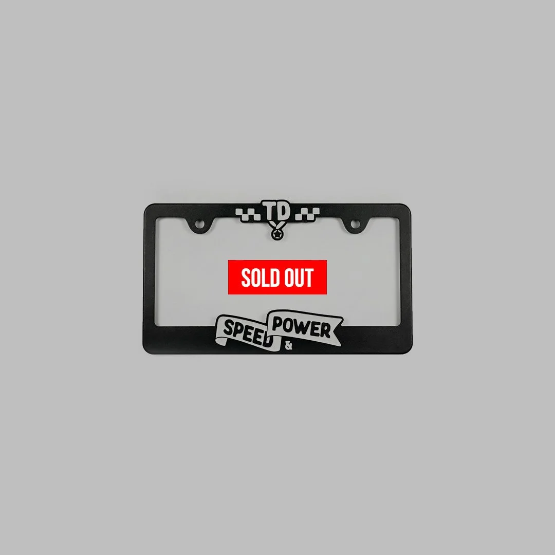 License Plate Frame (Black)