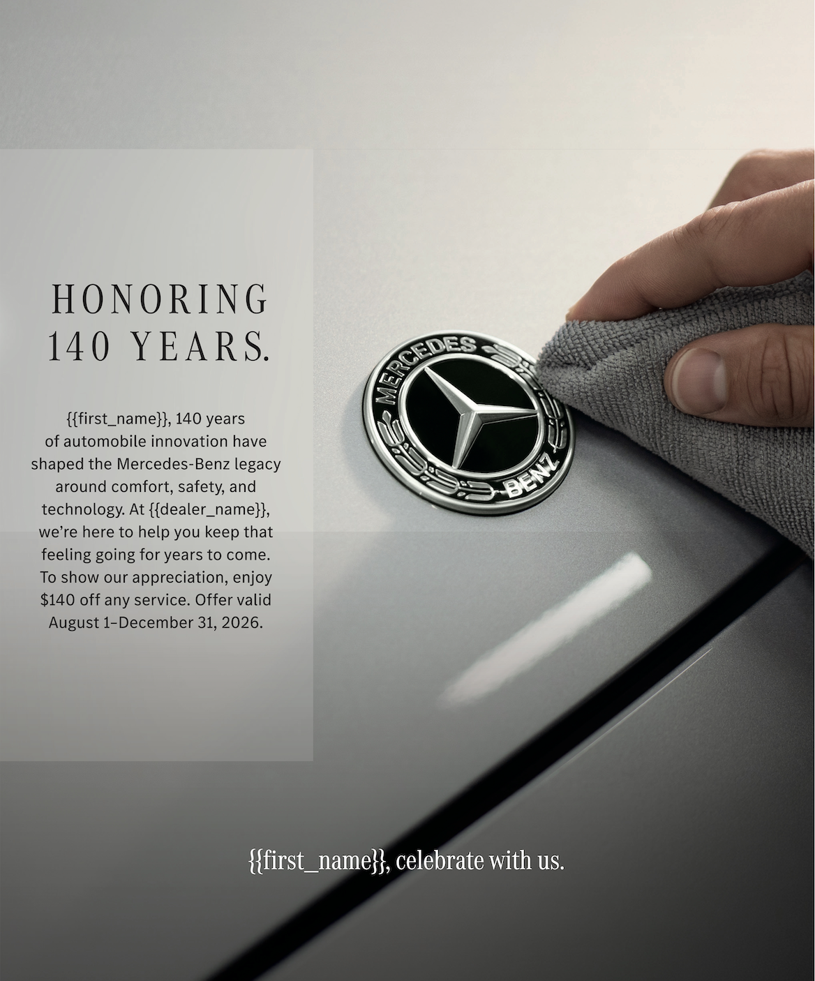 Mercedes-Benz 140 Years Direct Mail 