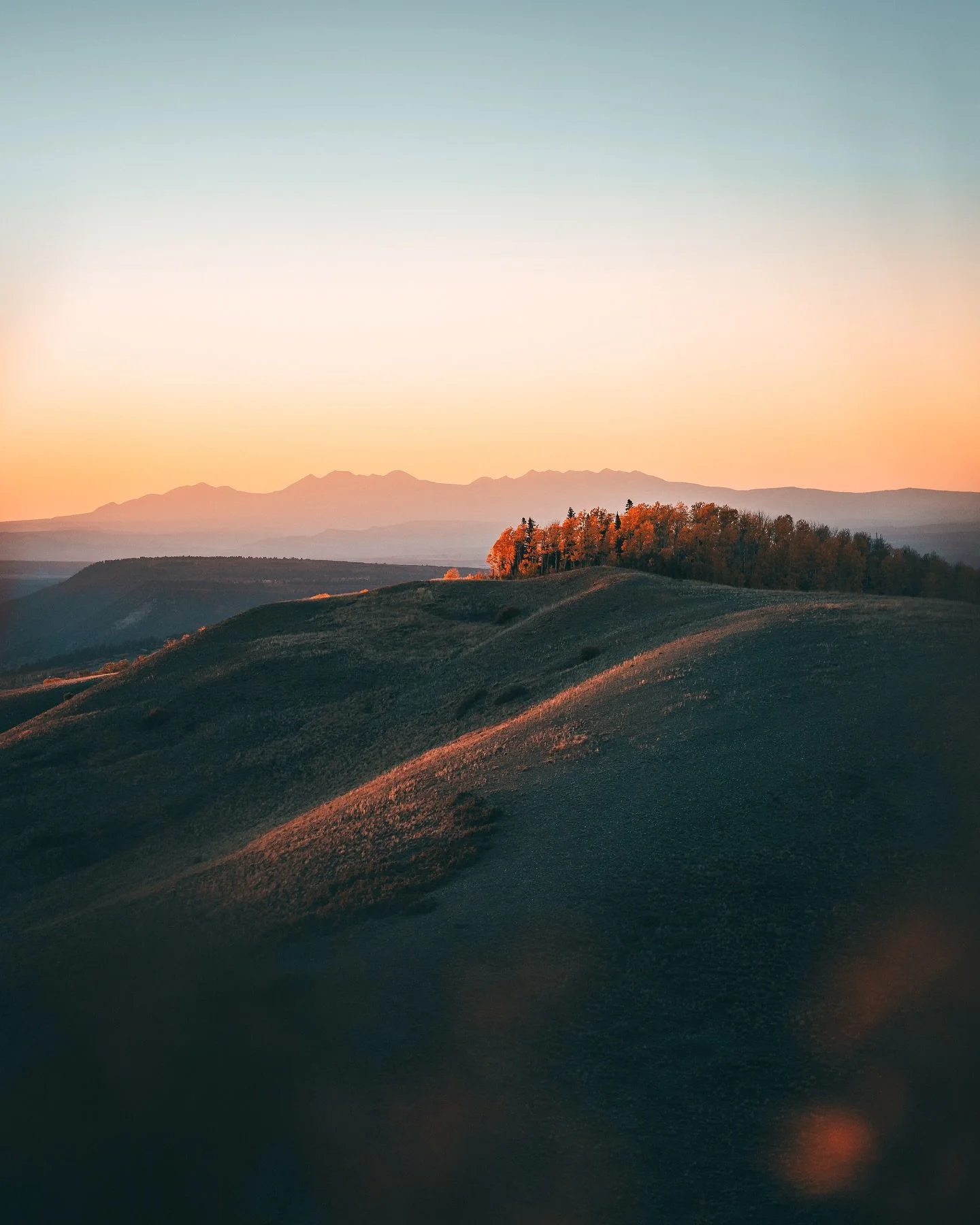 Last of the light on the rolling hills up Last Dollar.

#colorfulcolorado #mountainsunset #telluride