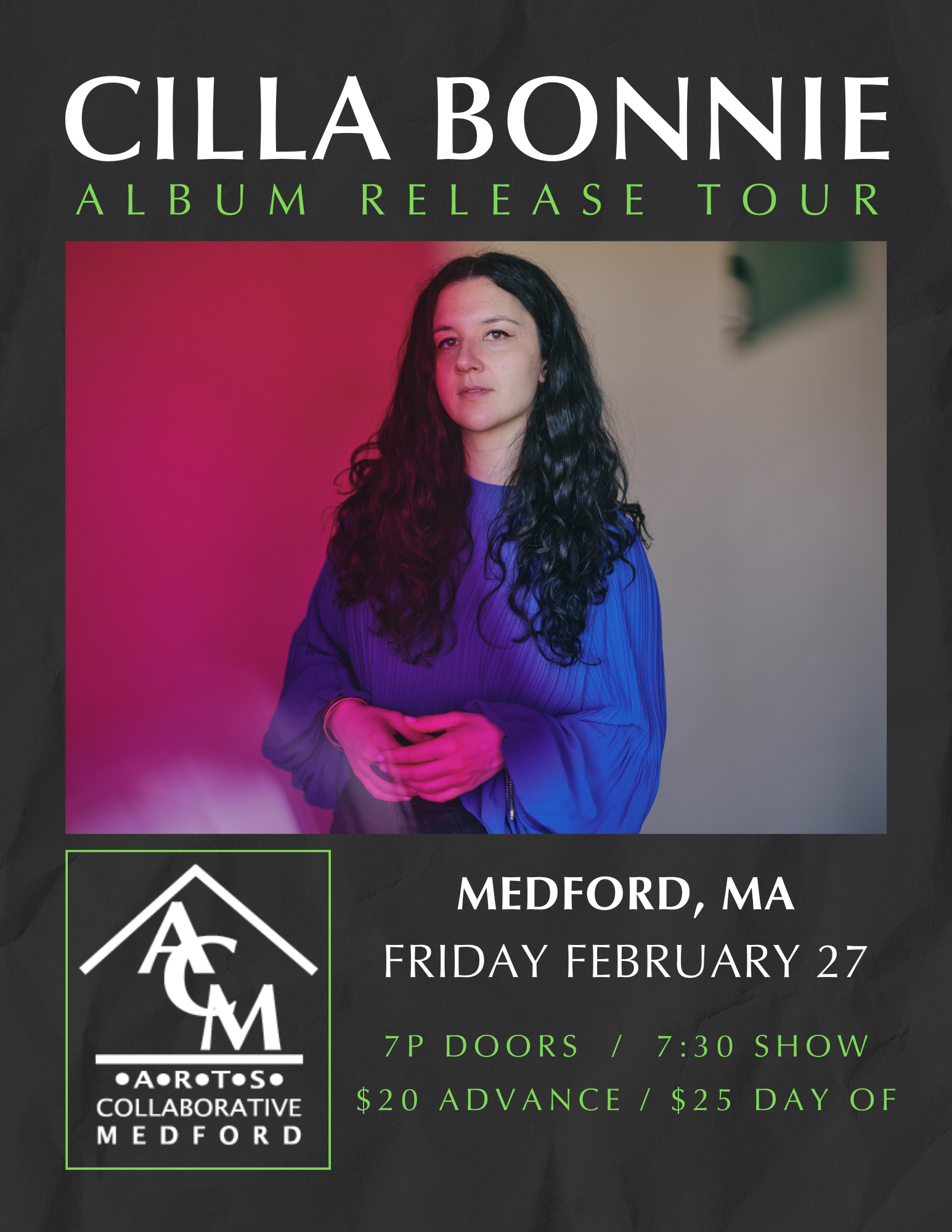 2/27 Album Release show @ Arts Collective Medford!