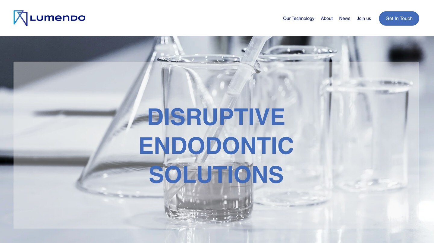 🌎 CLIENT SPOTLIGHT
Lumendo is developing a portfolio of innovative, light-active fillers and micro-surgical instruments that are used to treat and fill cavities inside the body &ndash; including endodontics and neurovascular applications. Their plat